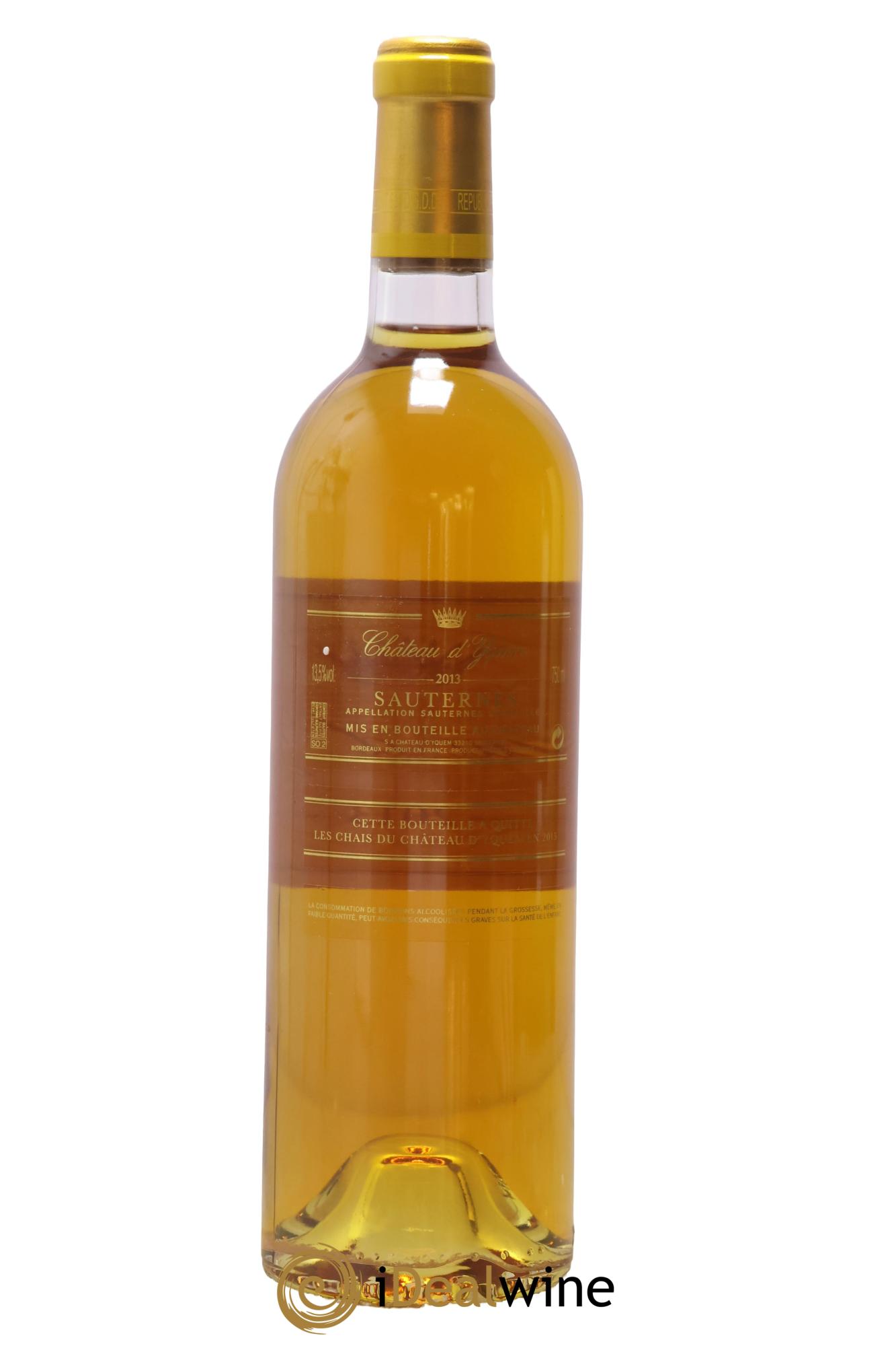 Château d' Yquem 1er Cru Classé Supérieur 2013 - Lot de 1 bouteille - 1
