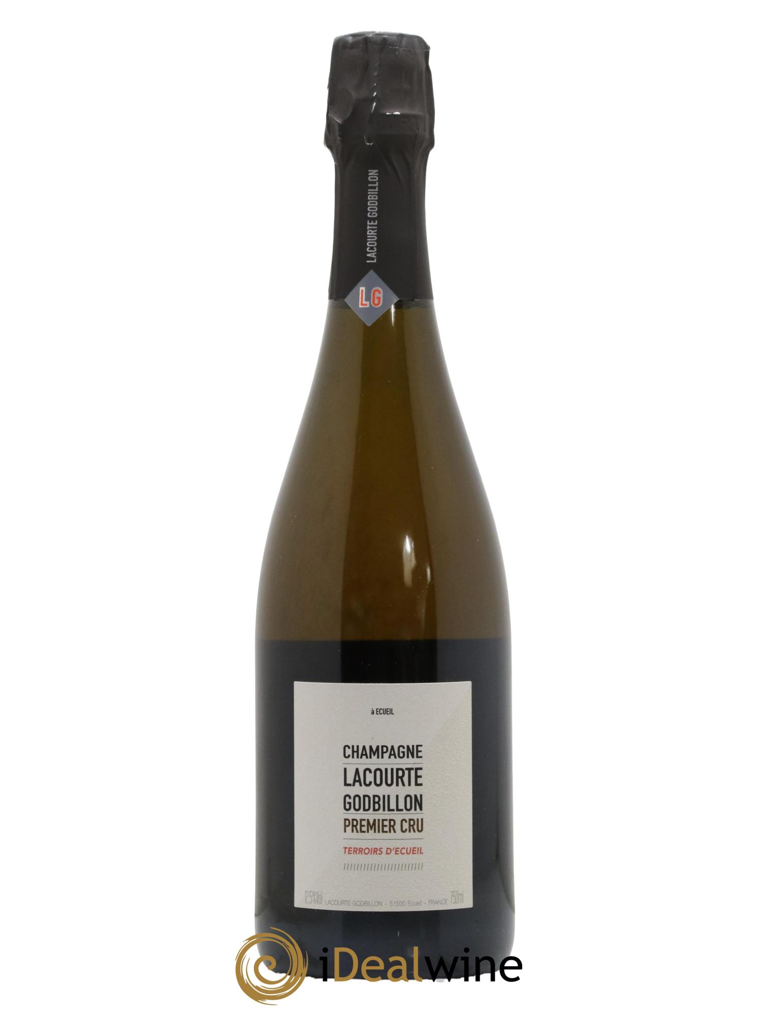 Champagne Premier Cru Extra Brut Terroirs d Ecueil Maison Lacourte Godbillon - Lot de 1 bouteille - 0