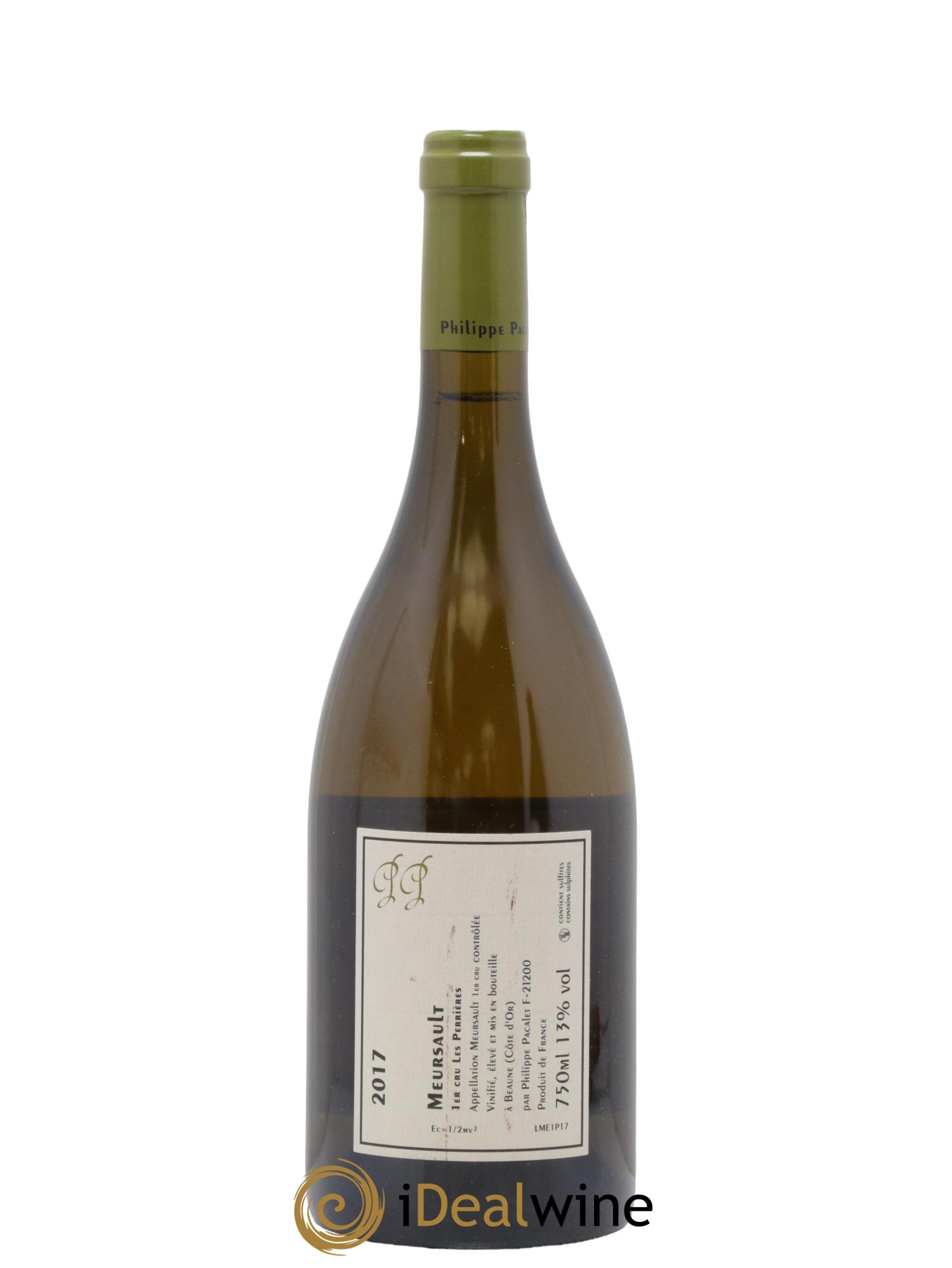 Meursault 1er Cru Les Perrières Philippe Pacalet 2017 - Lot of 1 bottle - 1