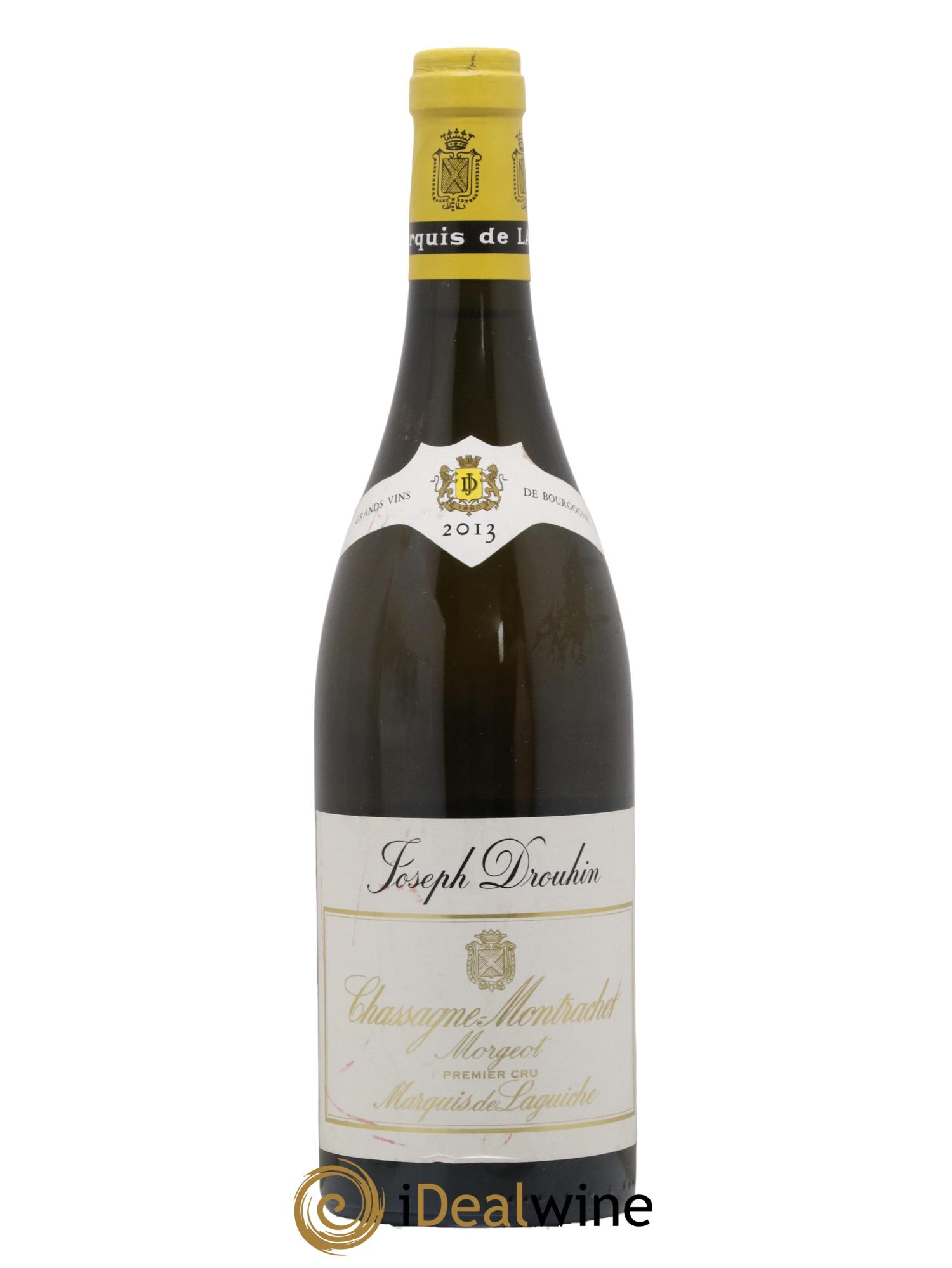 Chassagne-Montrachet 1er Cru Morgeot - Marquis de Laguiche Joseph Drouhin 2013 - Lot de 1 bouteille - 0