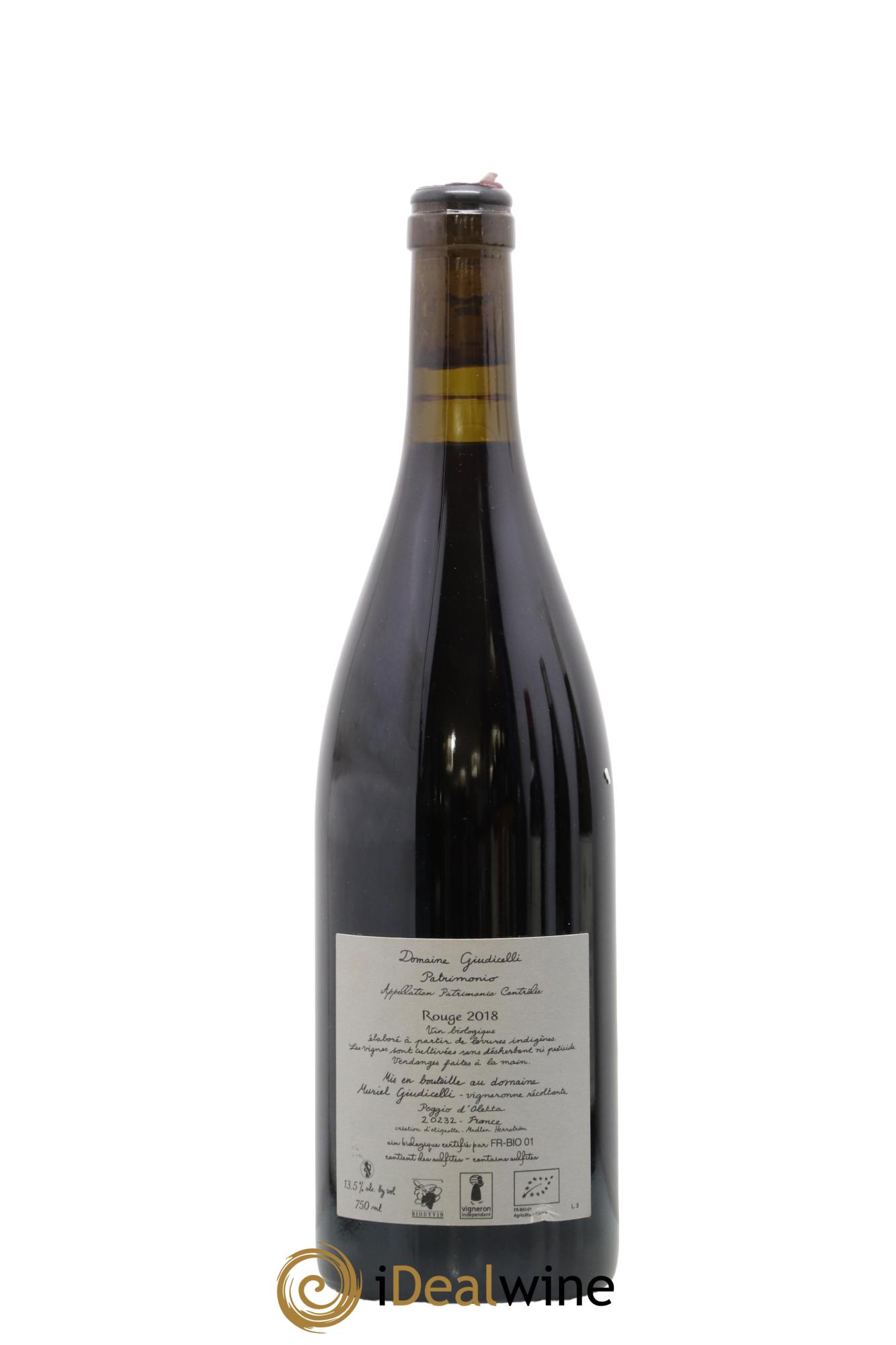 Patrimonio Domaine Giudicelli 2018 - Lot de 1 bouteille - 1