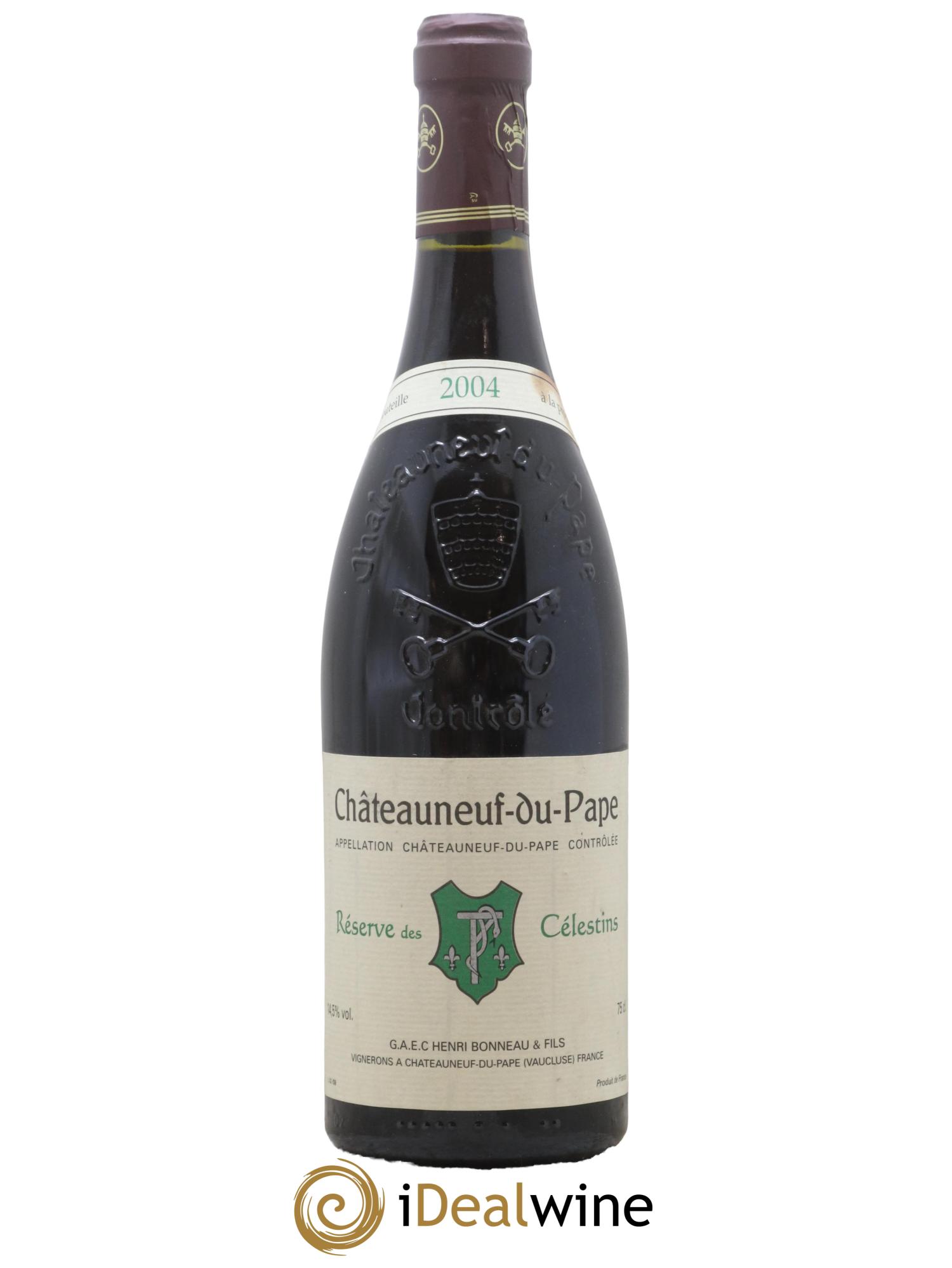 Châteauneuf-du-Pape Réserve des Célestins Henri Bonneau & Fils 2004 - Lot of 1 bottle - 0