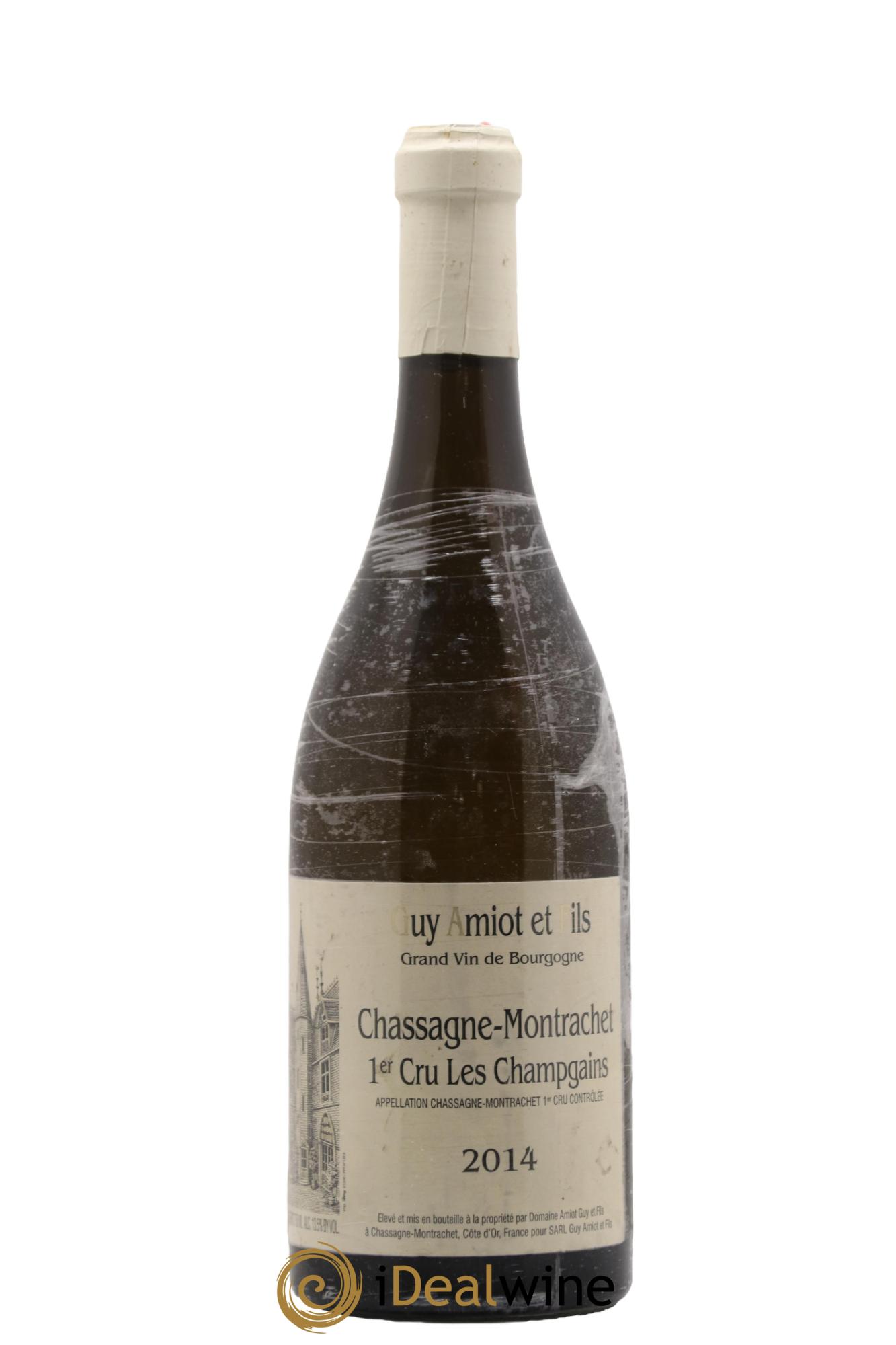 Chassagne-Montrachet 1er Cru Champgains Domaine Amiot Et Fils 2014 - Lot de 1 bouteille - 0