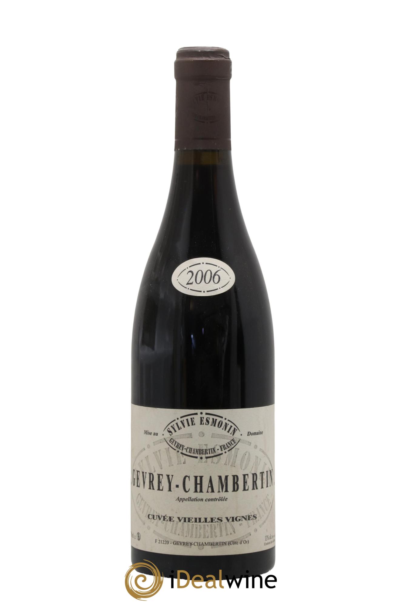 Gevrey-Chambertin Vieilles Vignes Sylvie Esmonin 2006 - Lot de 1 bouteille - 0