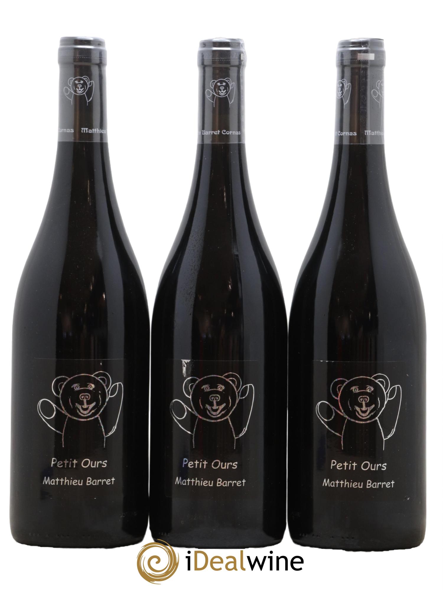 Côtes-du-Rhône Petit Ours Brun Coulet (Domaine du) - Matthieu Barret 2022 - Lotto di 3 bottiglie - 0