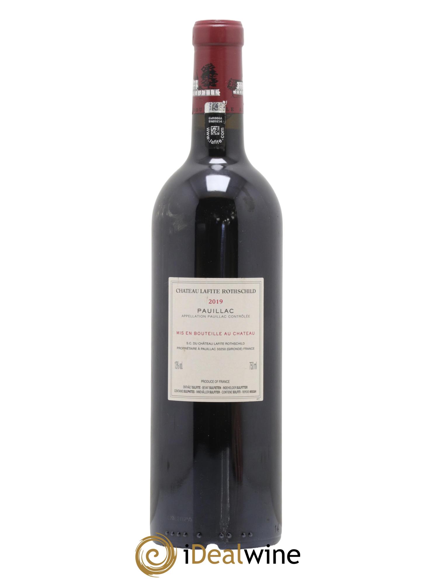 Château Lafite Rothschild 1er Grand Cru Classé 2019 - Lot de 1 bouteille - 1