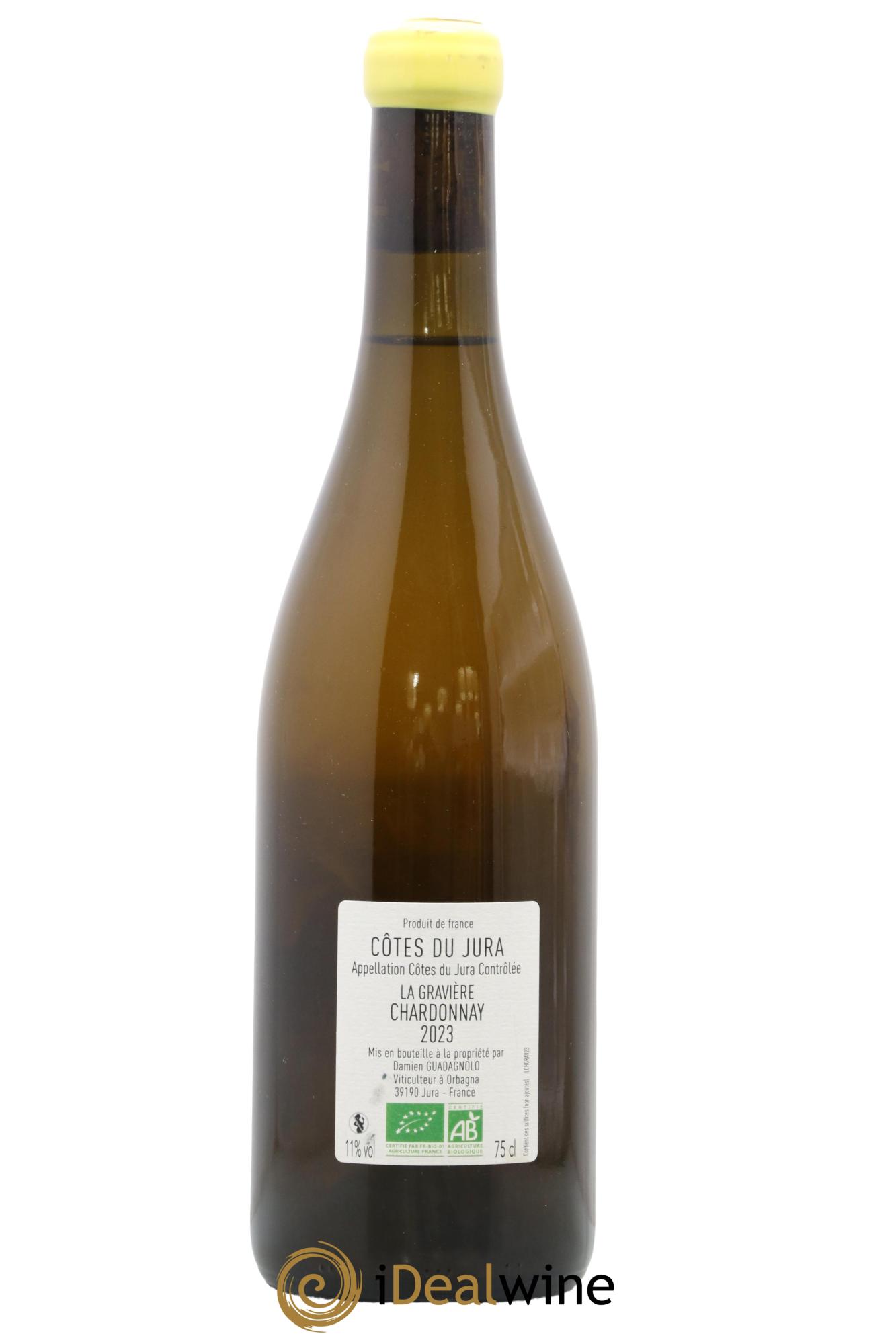 Côtes du Jura La Gravière Damien Guadagnolo 2023 - Lotto di 1 bottiglia - 1