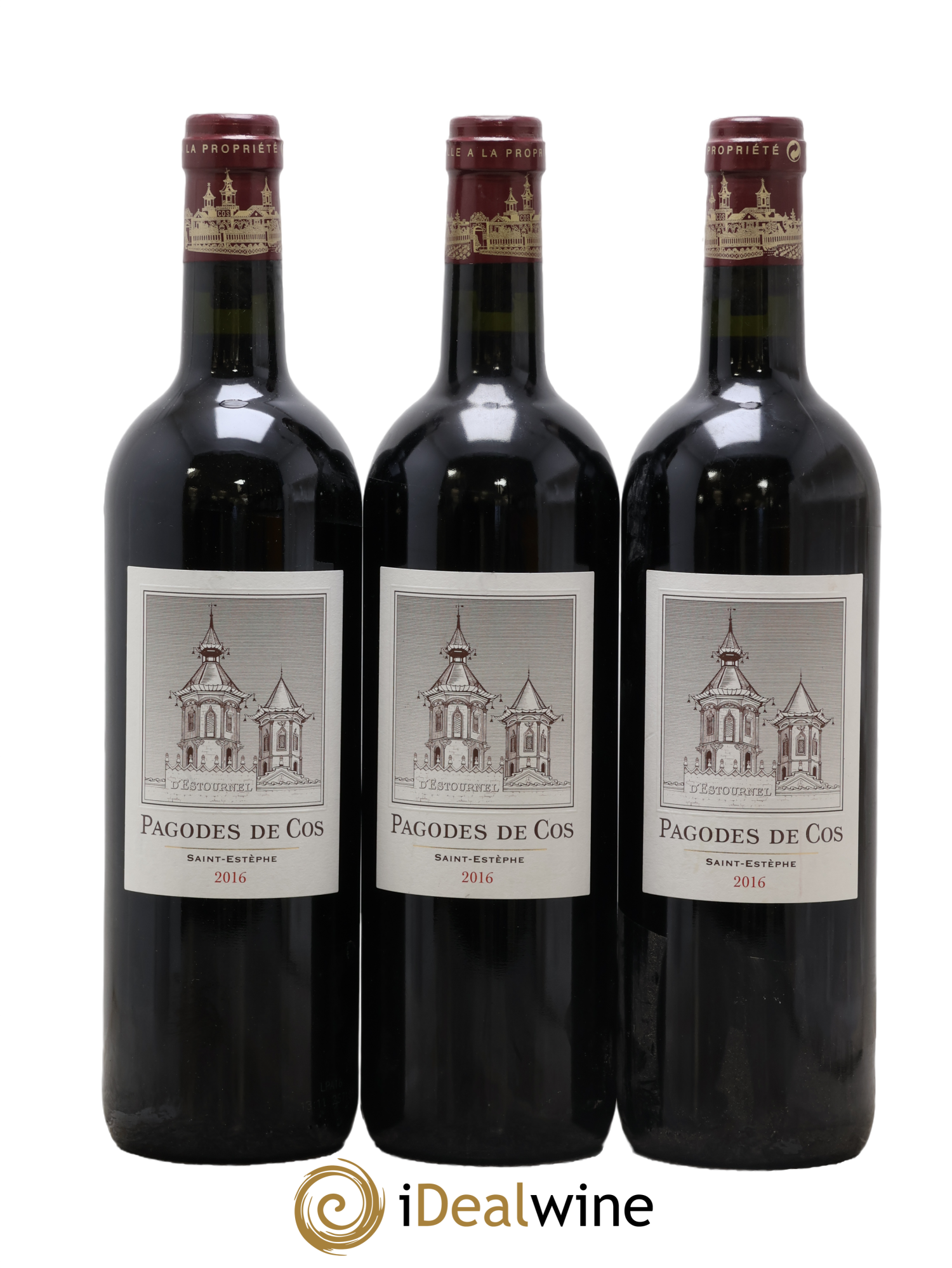 Les Pagodes de Cos Second Vin 2016 - Lot de 3 bouteilles - 0