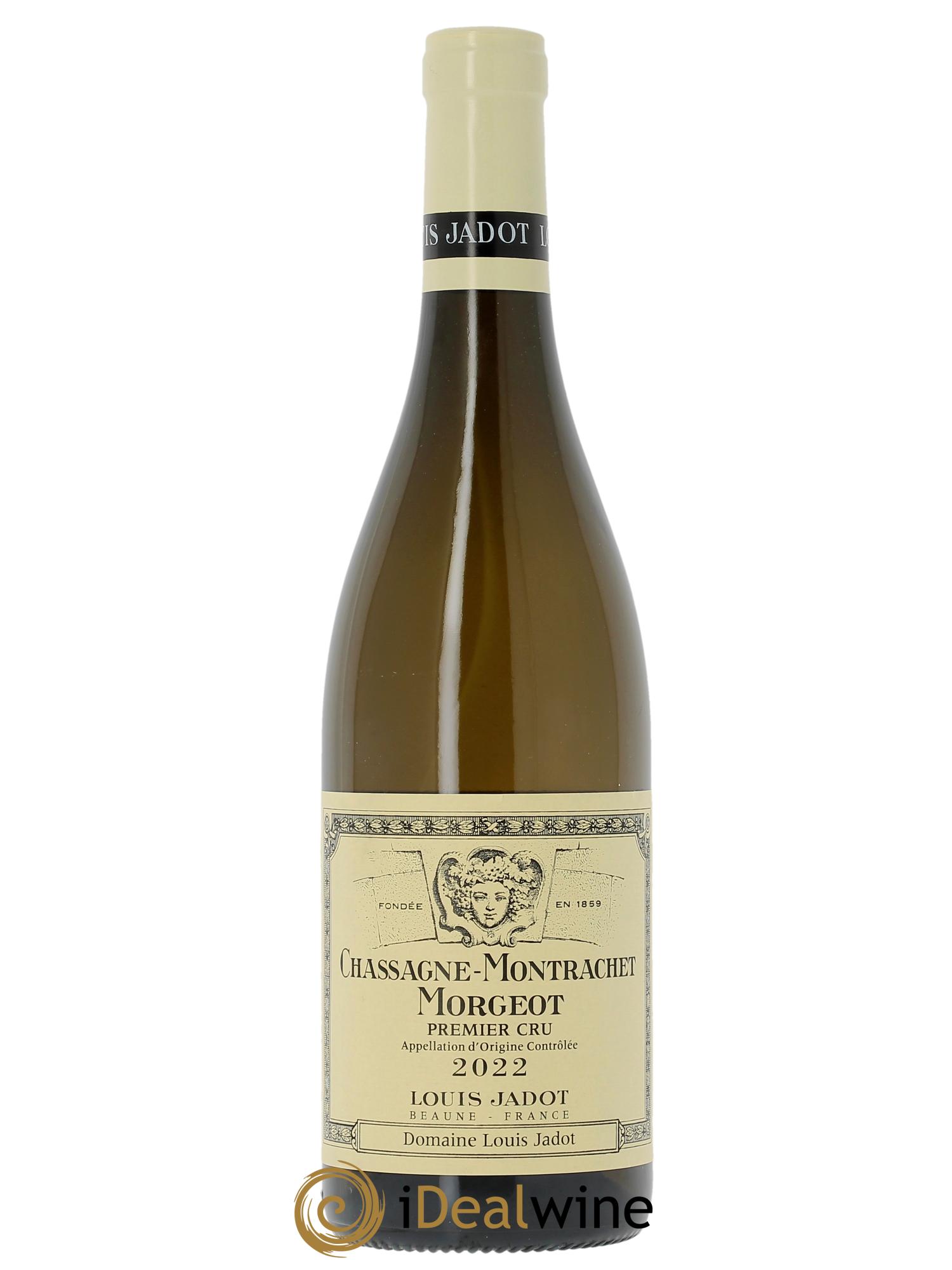 Chassagne-montrachet 1er Cru Morgeot Domaine Louis Jadot (CBO a partir de 6 bts) 2022 - Lot de 1 bouteille - 0