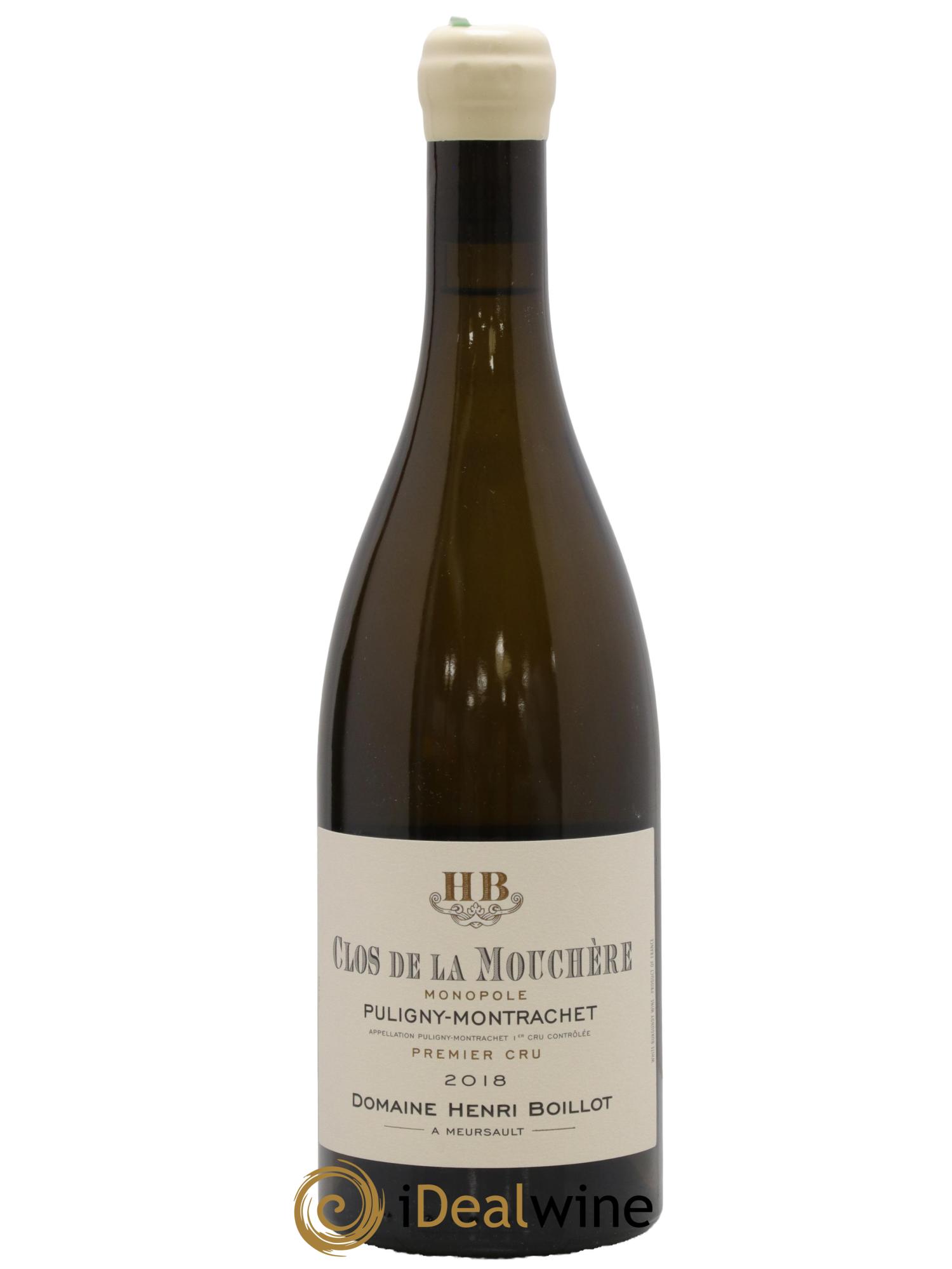 Puligny-Montrachet 1er Cru Clos de la Mouchère Henri Boillot (Domaine) 2018 - Lot of 1 bottle - 0