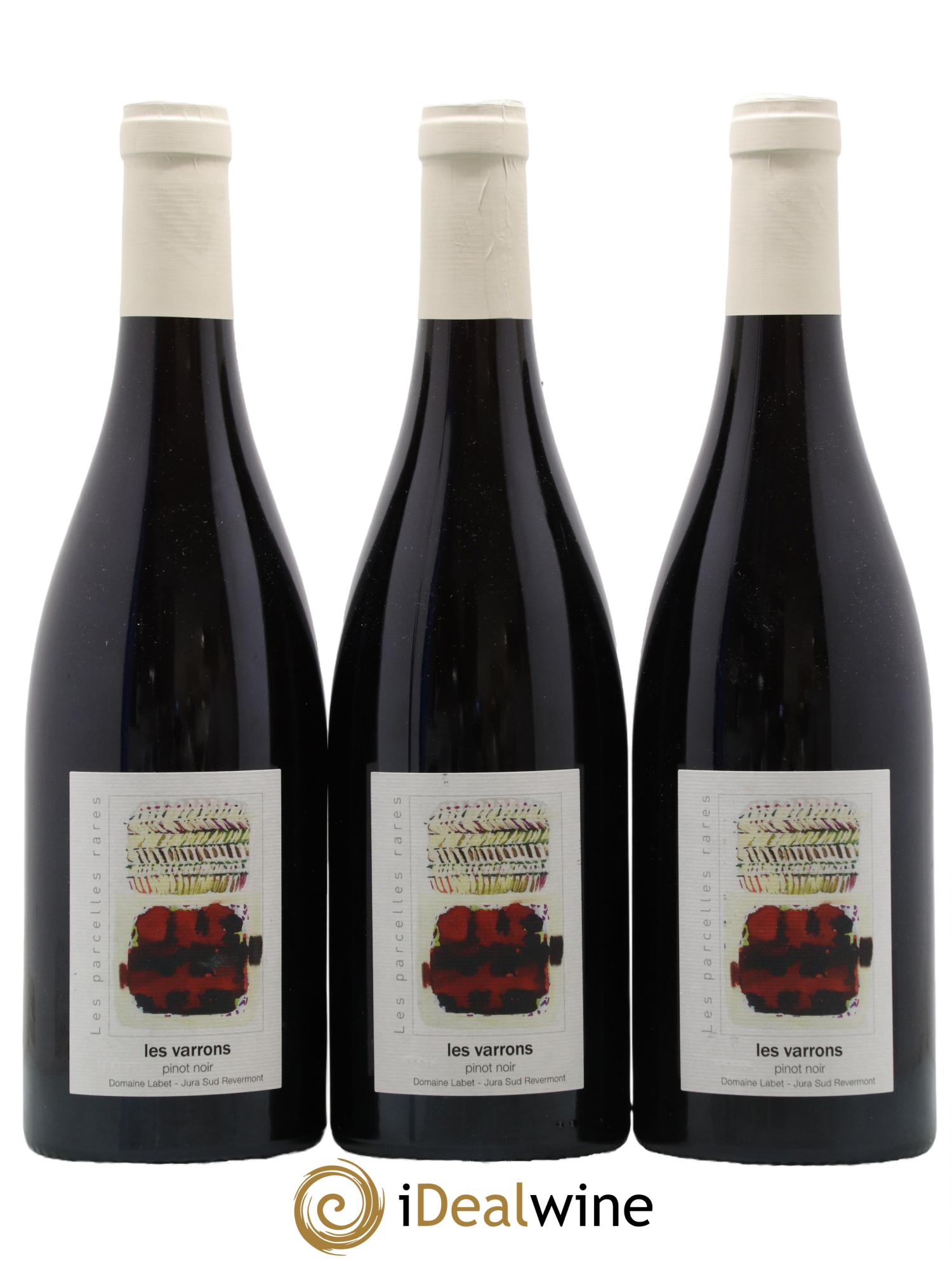 Côtes du Jura Pinot Noir Les Varrons Sélection Massale Romain - Julien - Charline Labet 2022 - Lot de 3 bouteilles - 0