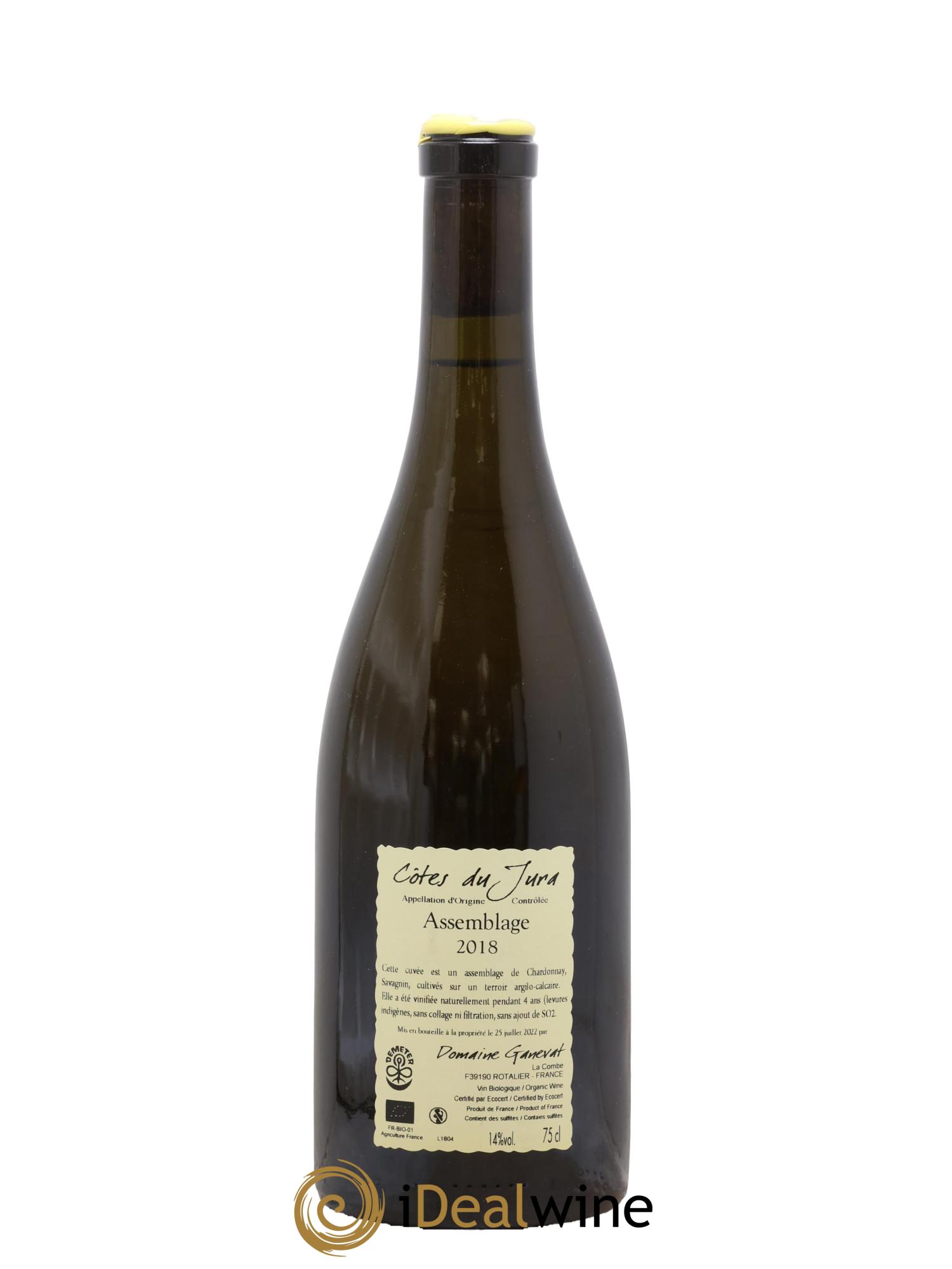 Côtes du Jura Cuvée Orégane Jean-François Ganevat (Domaine) 2018 - Lot of 1 bottle - 1