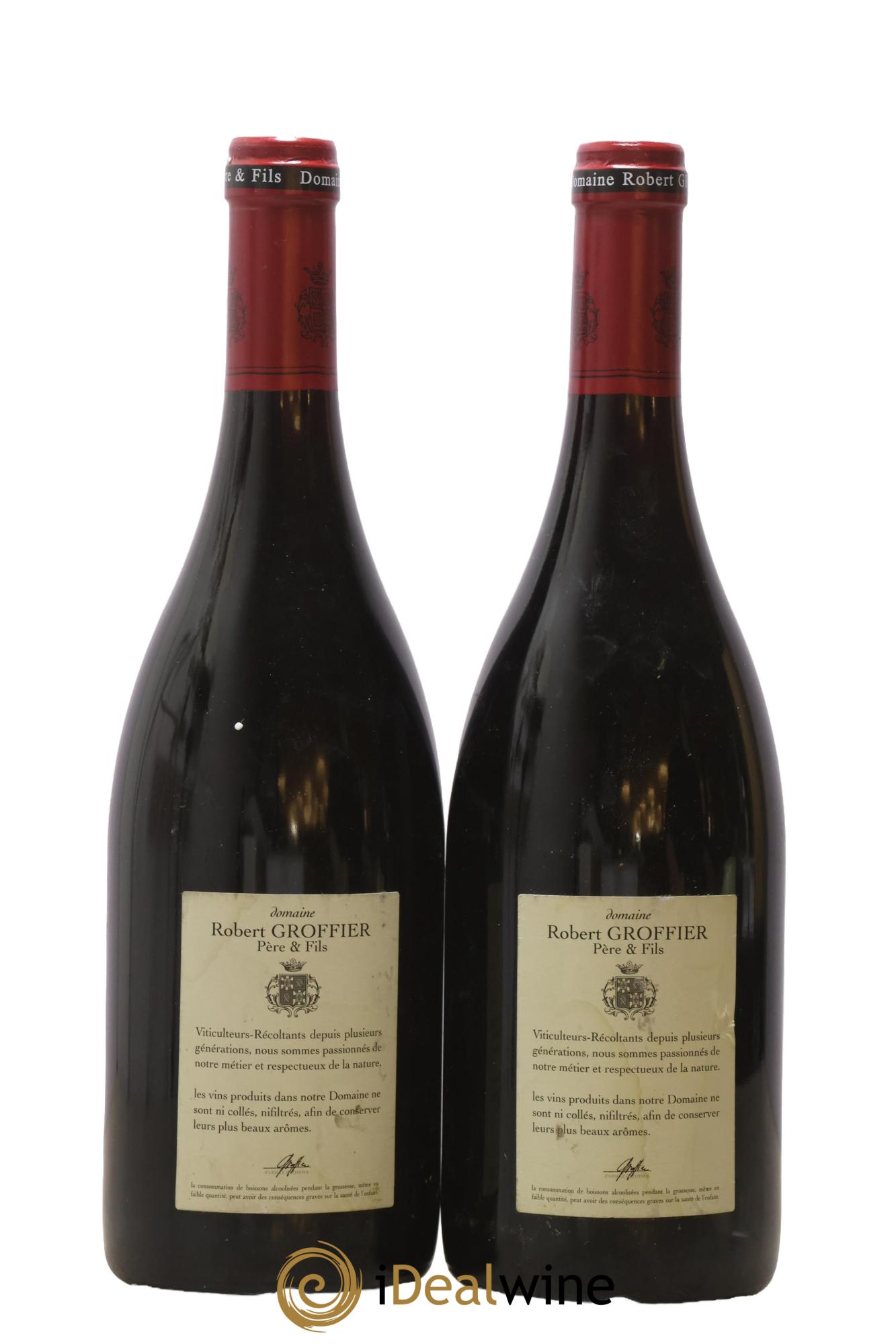 Chambolle-Musigny 1er Cru Les Sentiers Robert Groffier Père & Fils (Domaine) 2013 - Lot de 2 bouteilles - 1