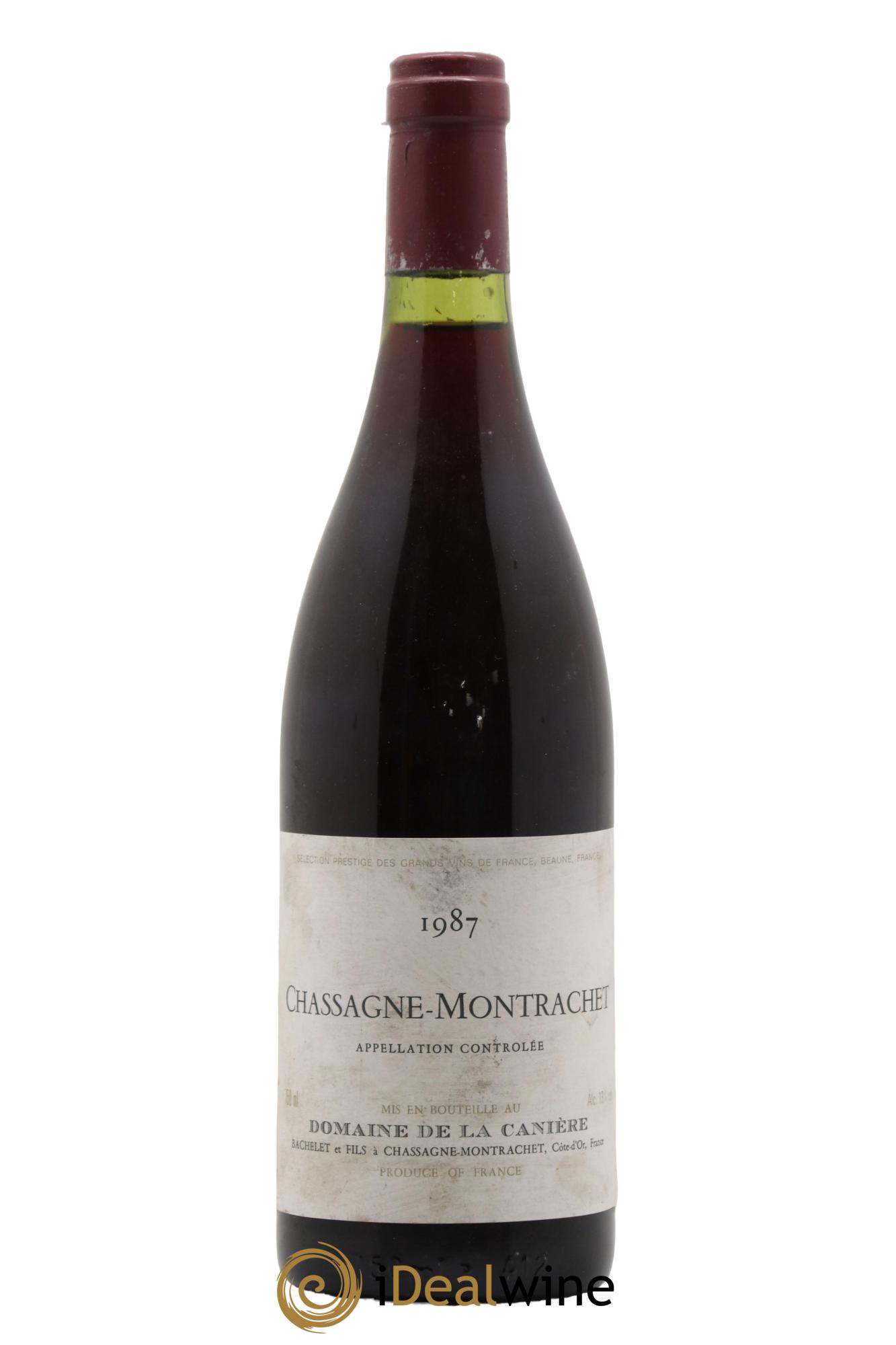 Chassagne-Montrachet Domaine De La Caniere 1987 - Lot de 1 bouteille - 0