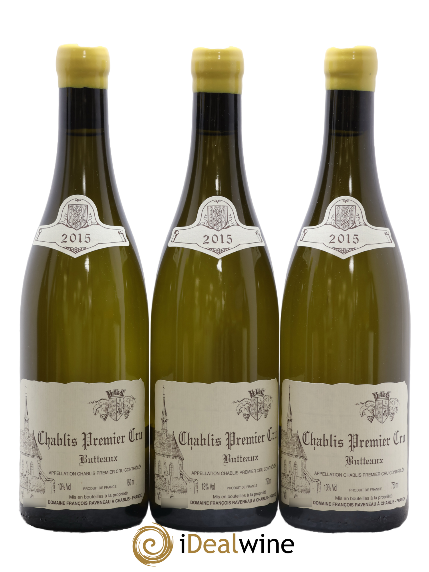 Chablis 1er Cru Butteaux Raveneau (Domaine) 2015 - Lot de 3 bouteilles - 0