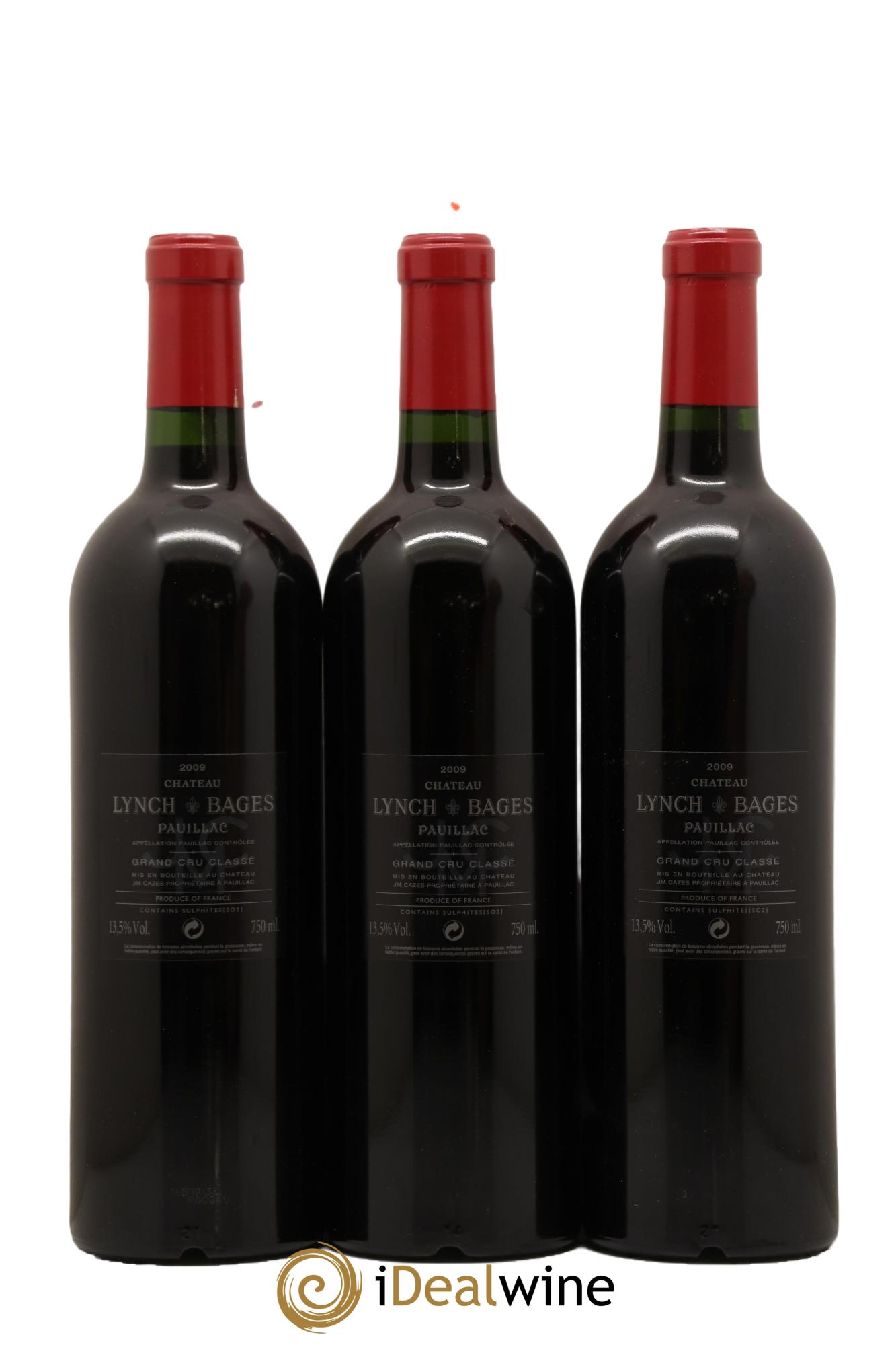 Château Lynch Bages 5ème Grand Cru Classé 2009 - Lot de 12 bouteilles - 8