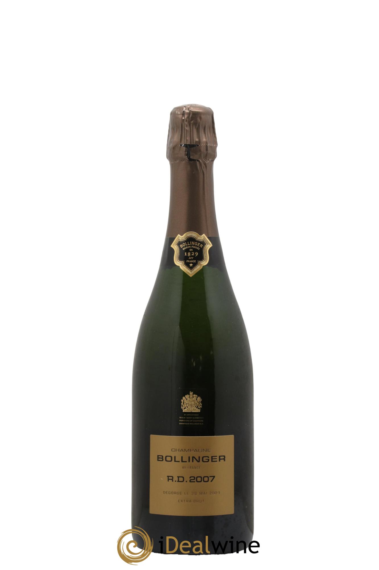R.D. Extra-Brut Bollinger 2007 - Lot of 1 bottle - 0