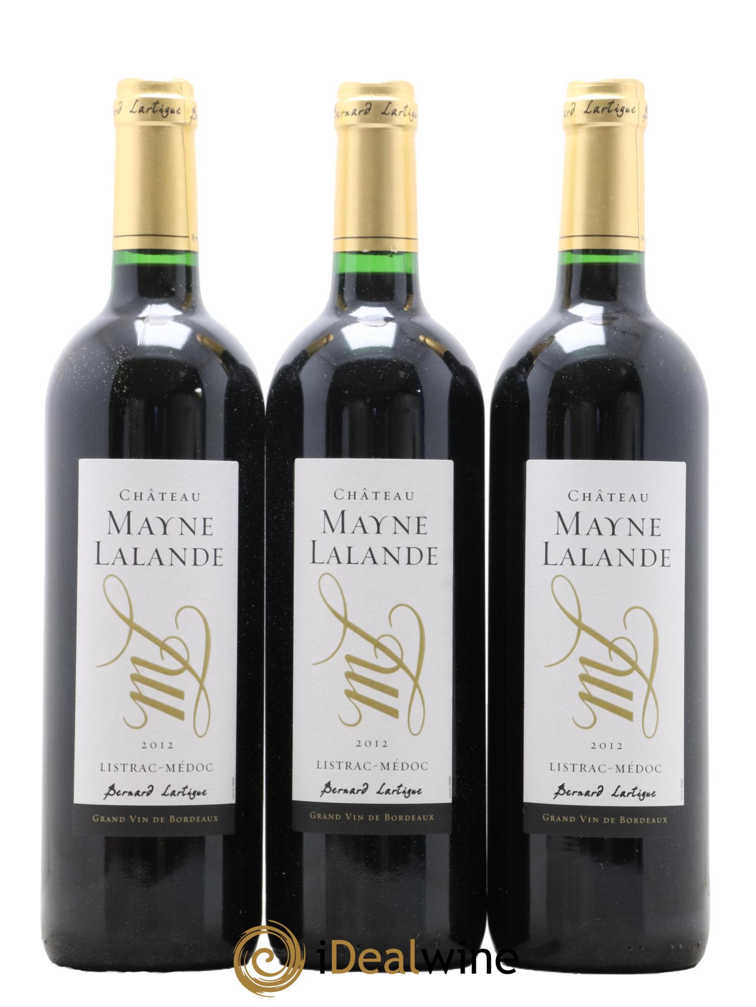 Château Mayne Lalande Cru Bourgeois 2012 - Lot de 6 bouteilles - 2