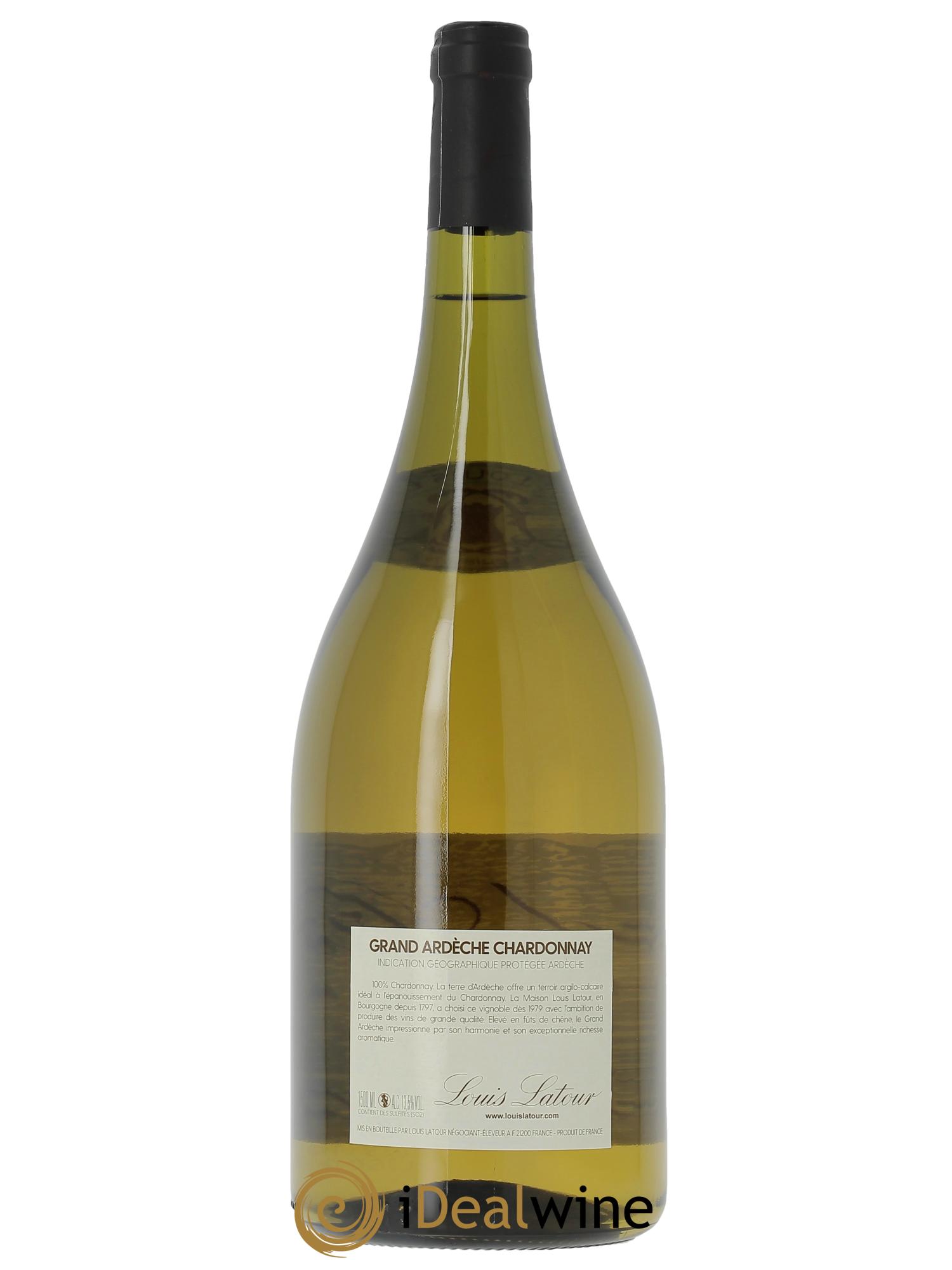 Ardèche Grand Ardèche Chardonnay Louis Latour  2023 - Lot de 1 magnum - 1