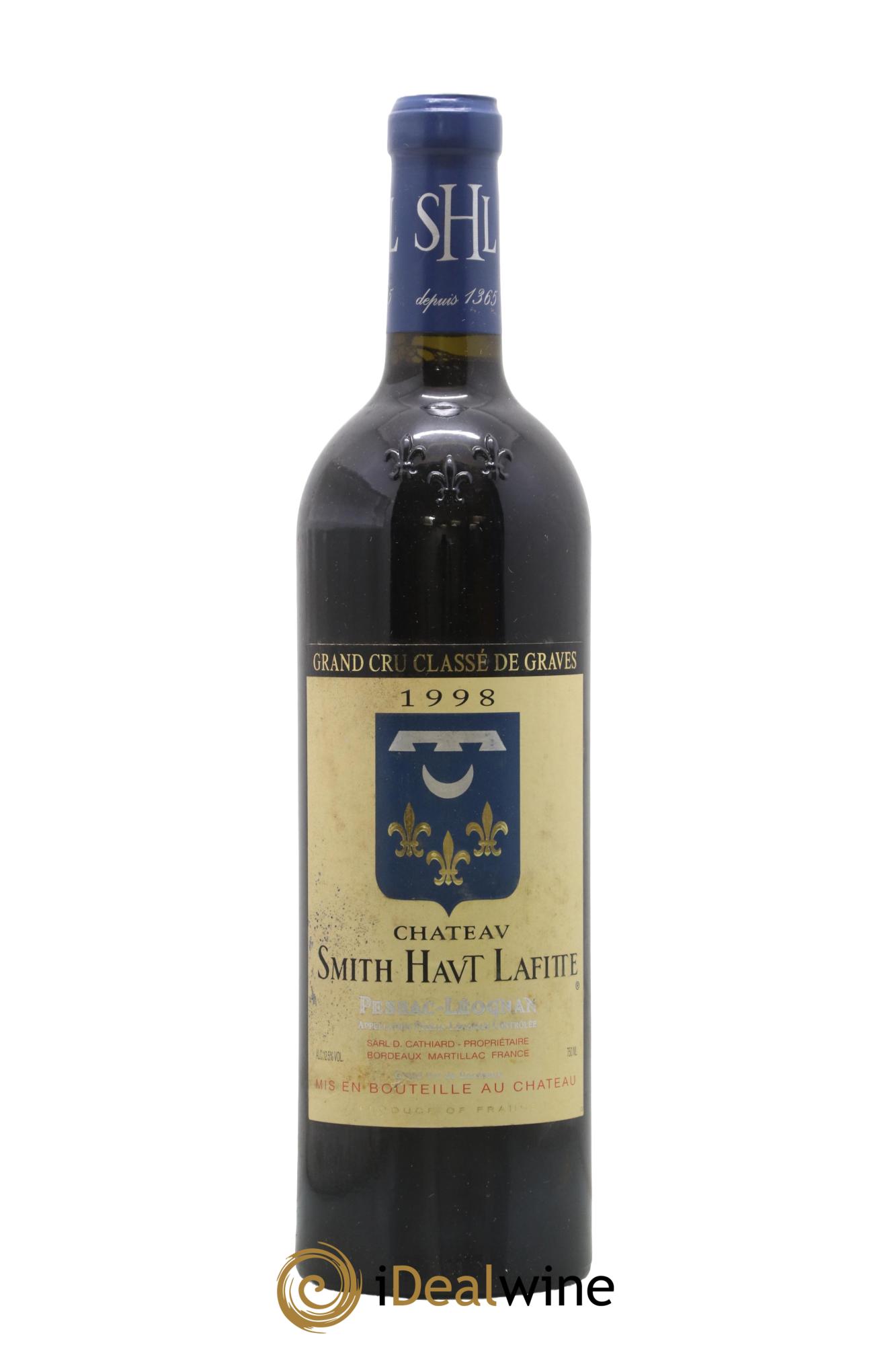 Château Smith Haut Lafitte Cru Classé de Graves 1998 - Lot de 1 bouteille - 0