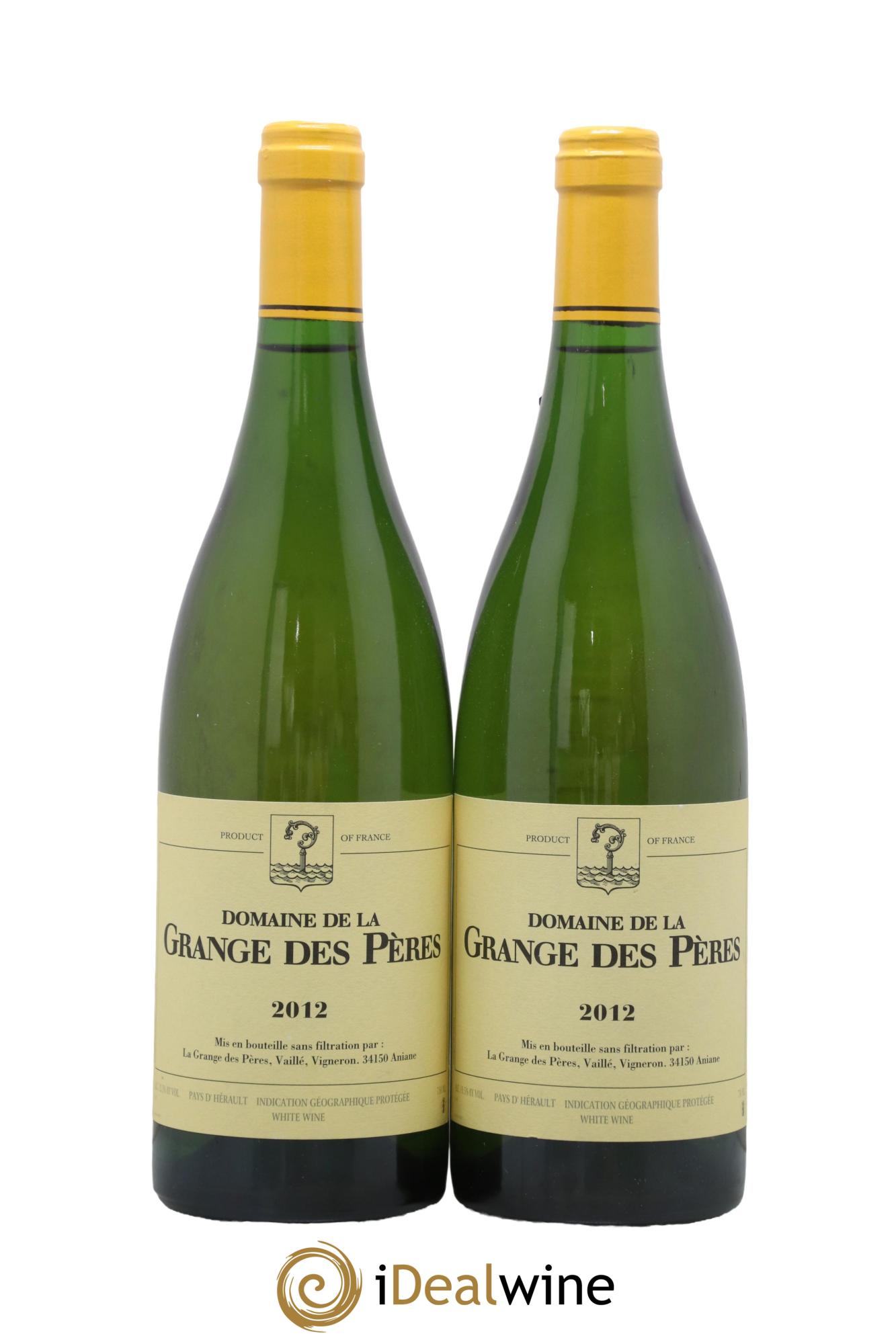Pays d'Hérault Grange des Pères Laurent Vaillé 2012 - Lot de 2 bouteilles - 0