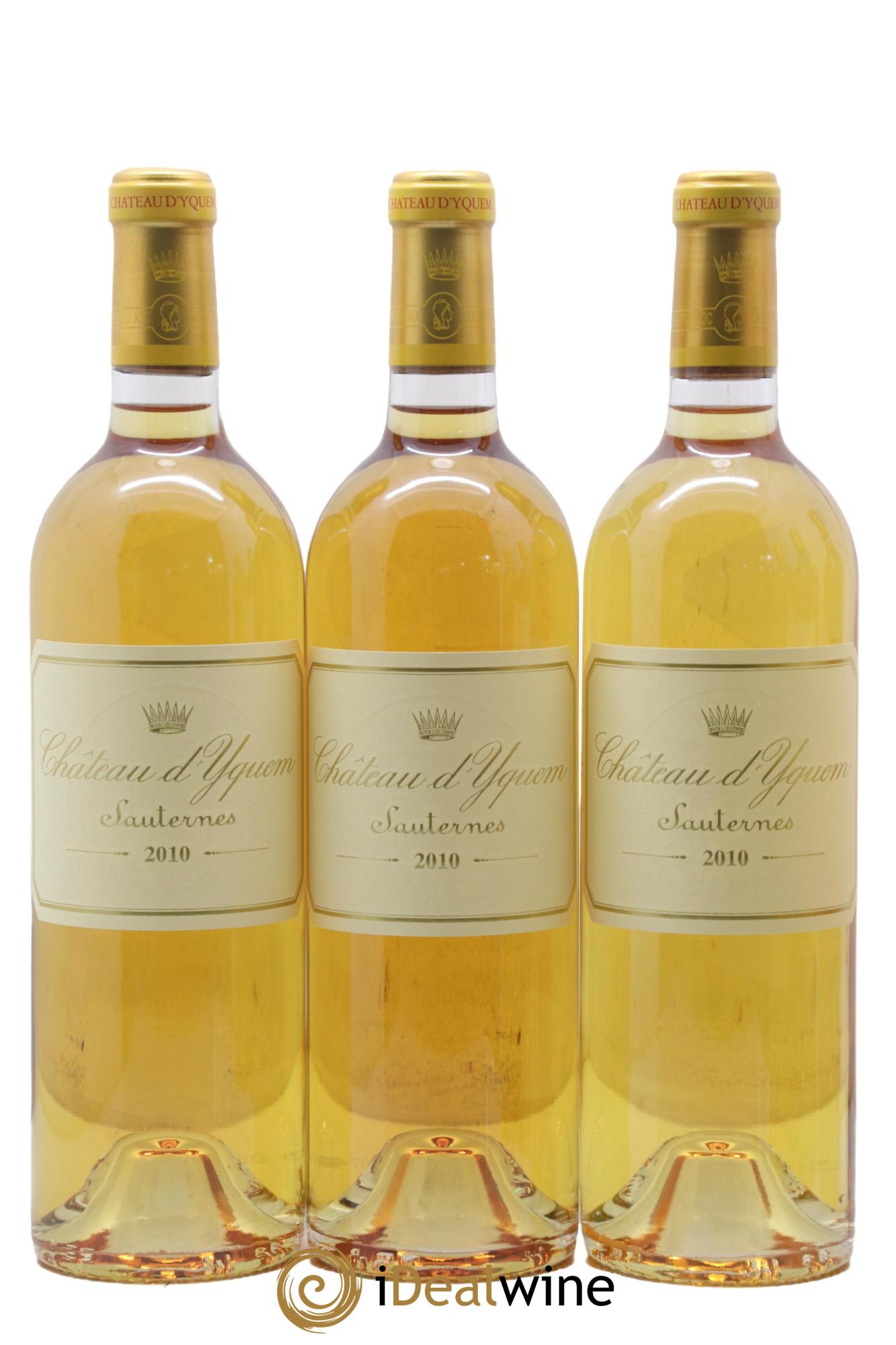 Château d' Yquem 1er Cru Classé Supérieur 2010 - Lot de 6 bouteilles - 1