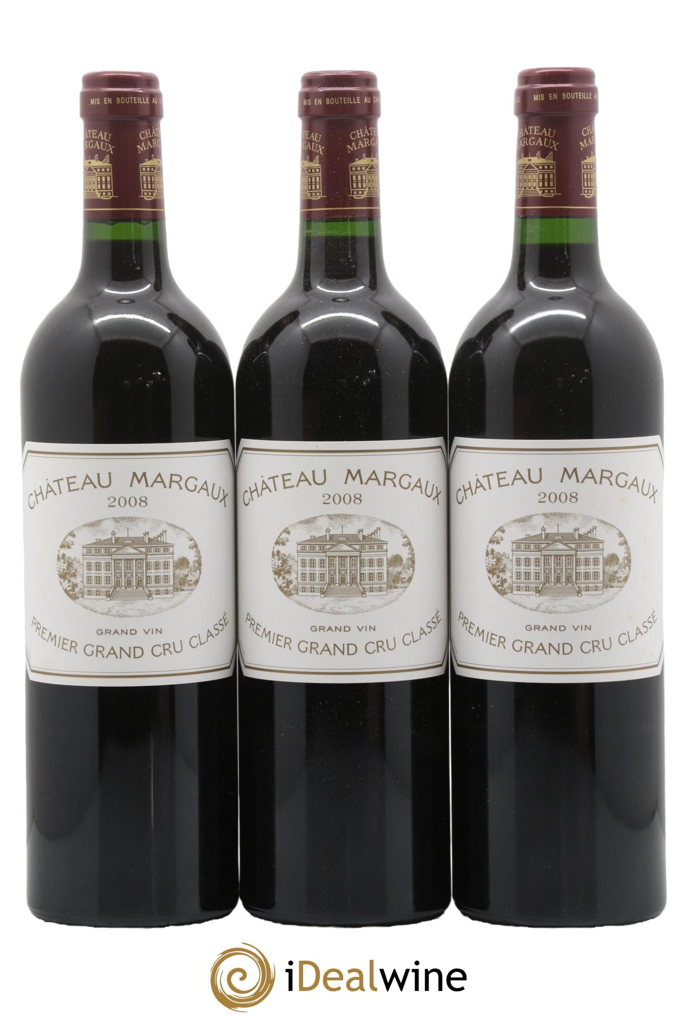 Château Margaux 1er Grand Cru Classé 2008 - Lot de 6 bouteilles - 3