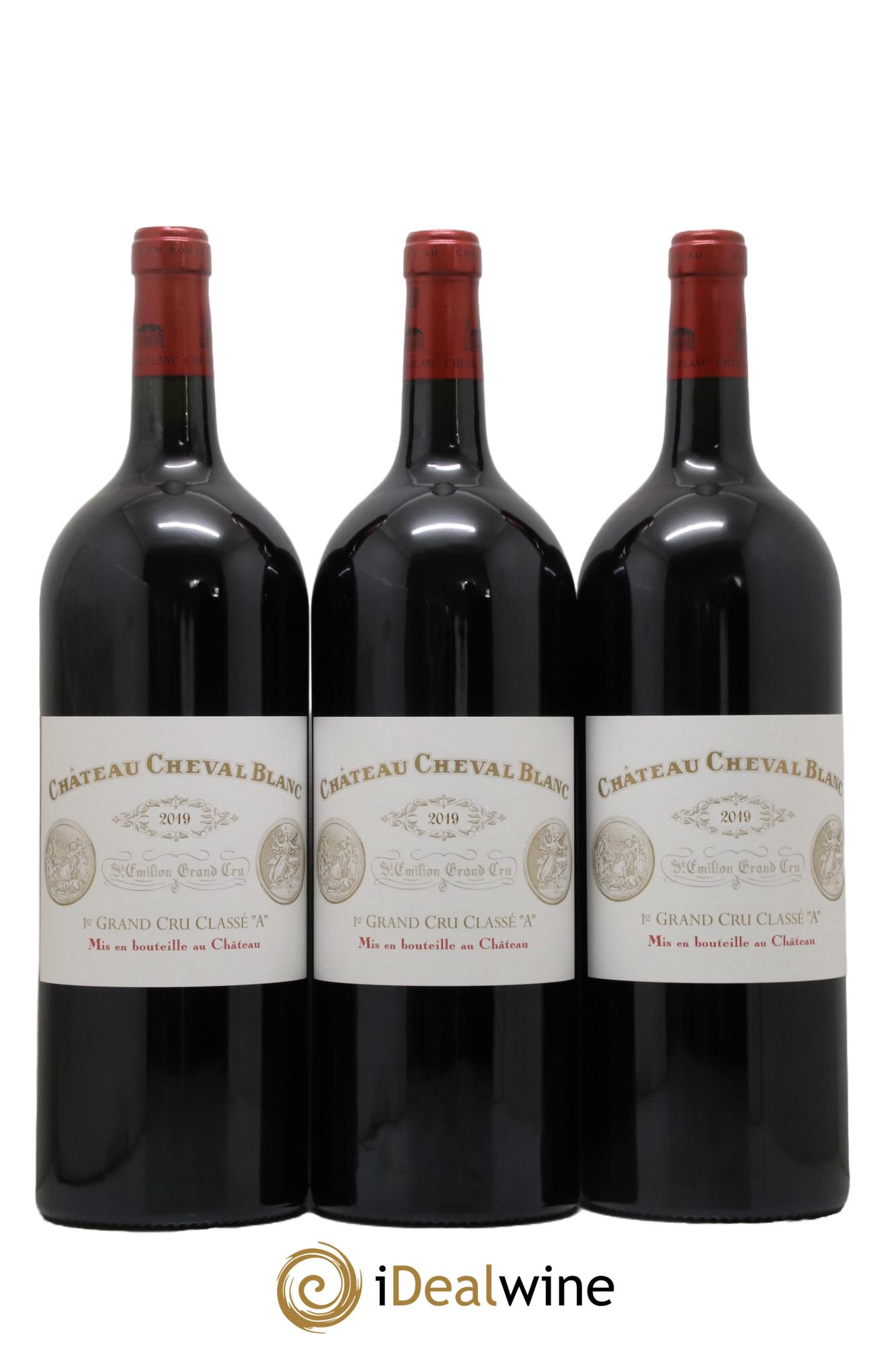 Château Cheval Blanc 1er Grand Cru Classé A 2019 - Lot de 3 magnums - 0