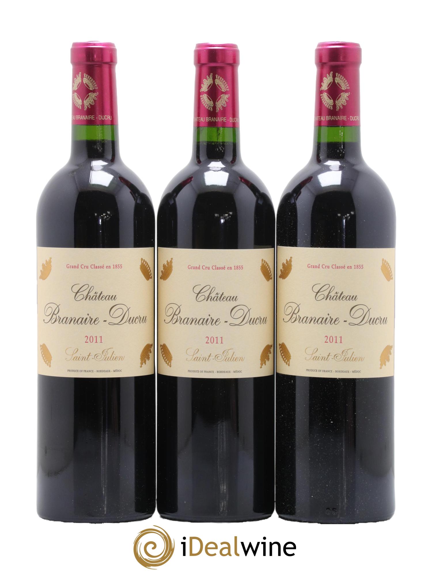 Château Branaire Ducru 4ème Grand Cru Classé 2011 - Posten von 12 Flaschen - 1