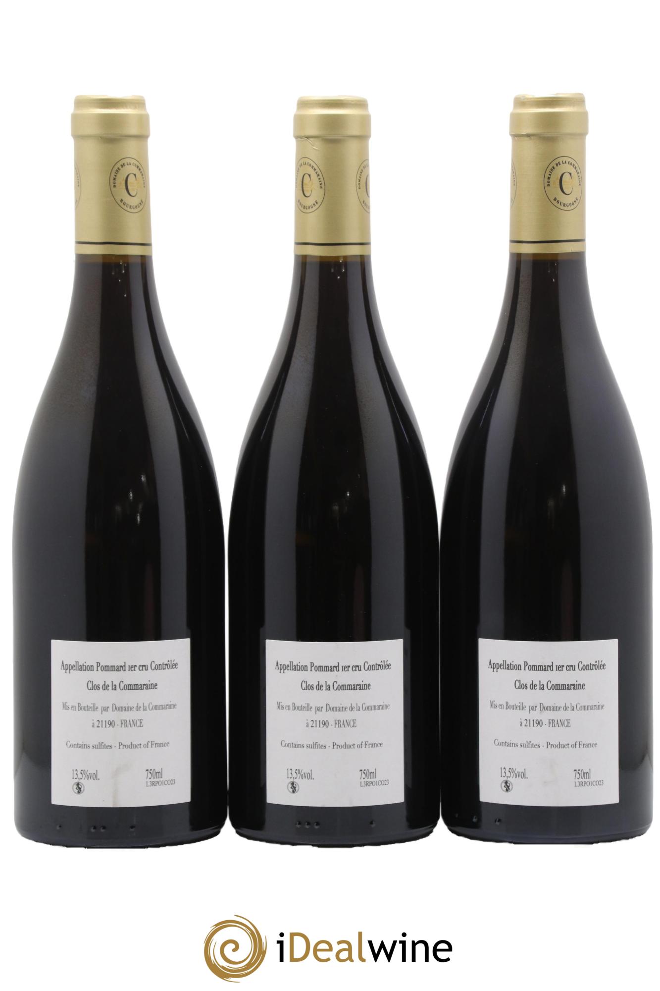 Pommard 1er Cru Clos de la Commaraine De la Commaraine (Domaine) 2023 - Lotto di 3 bottiglie - 1
