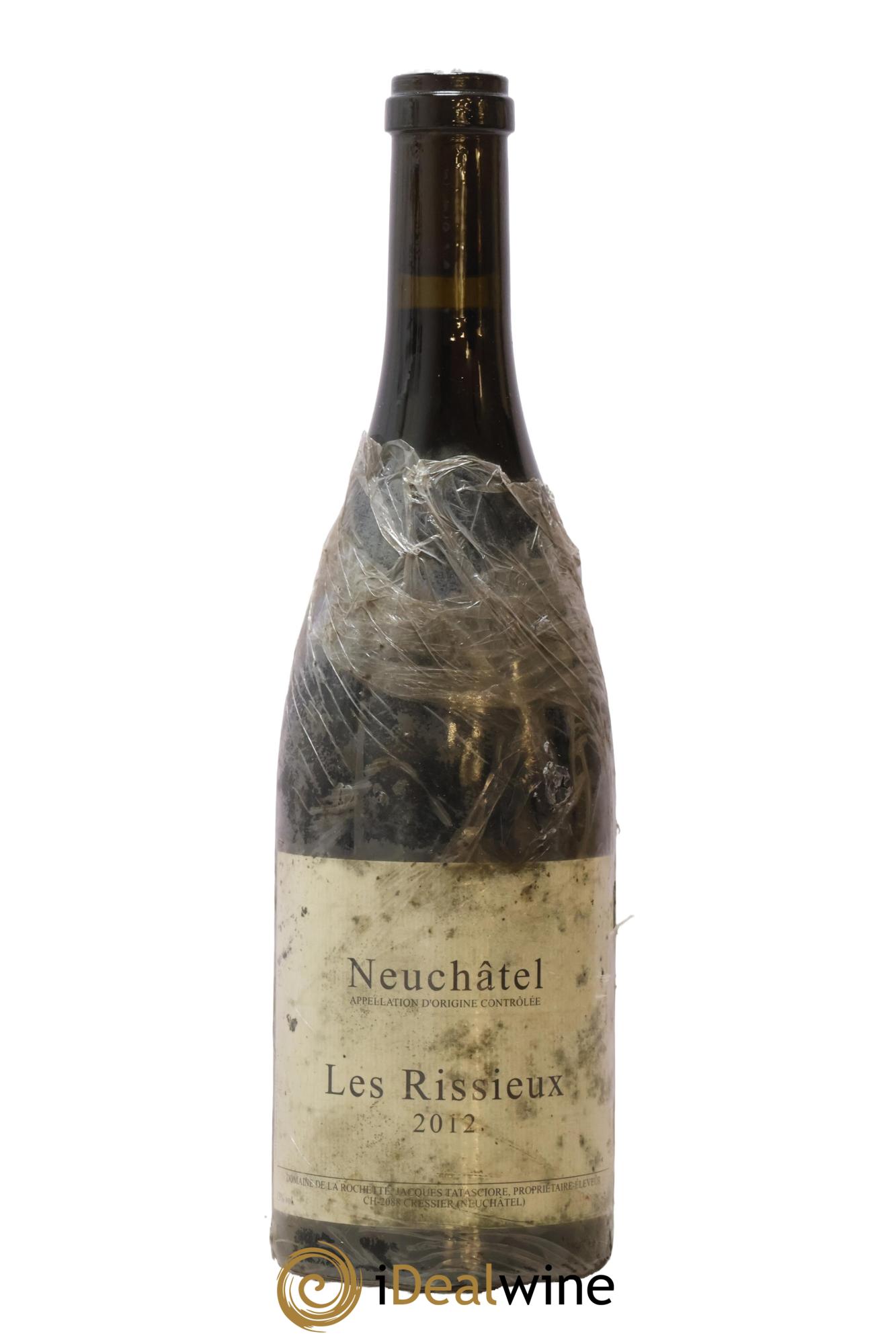 Neuchâtel Les Rissieux Jacques Tatasciore Domaine de la Rochette Suisse Neuchatel Les Rissieux Domaine De La Rochette 2012 - Lot de 1 bouteille - 0