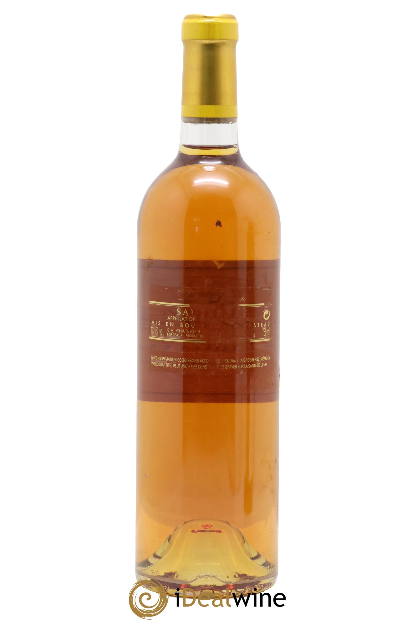 Château d' Yquem 1er Cru Classé Supérieur 2008 - Lot of 1 bottle - 1