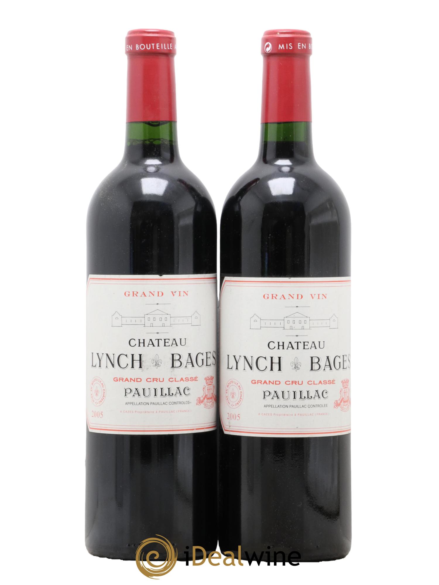 Château Lynch Bages 5ème Grand Cru Classé 2005 - Lot de 2 bouteilles - 0