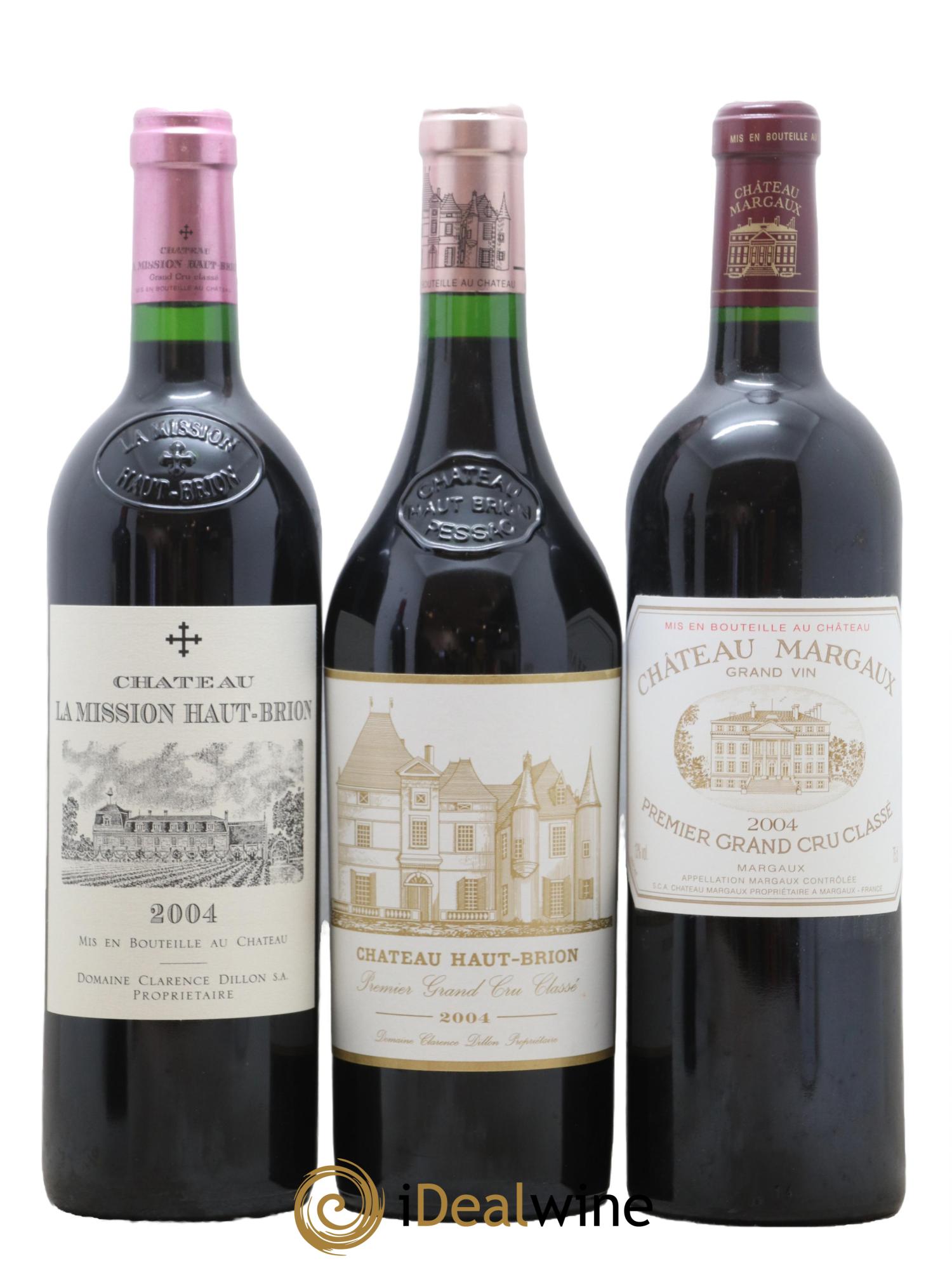 Caisse Collection Duclot 2004 Mouton Lafite Margaux Mission Haut Brion Petrus Cheval Blanc Haut Brion Yquem Latour 2004 - Lotto di 9 bottiglie - 3