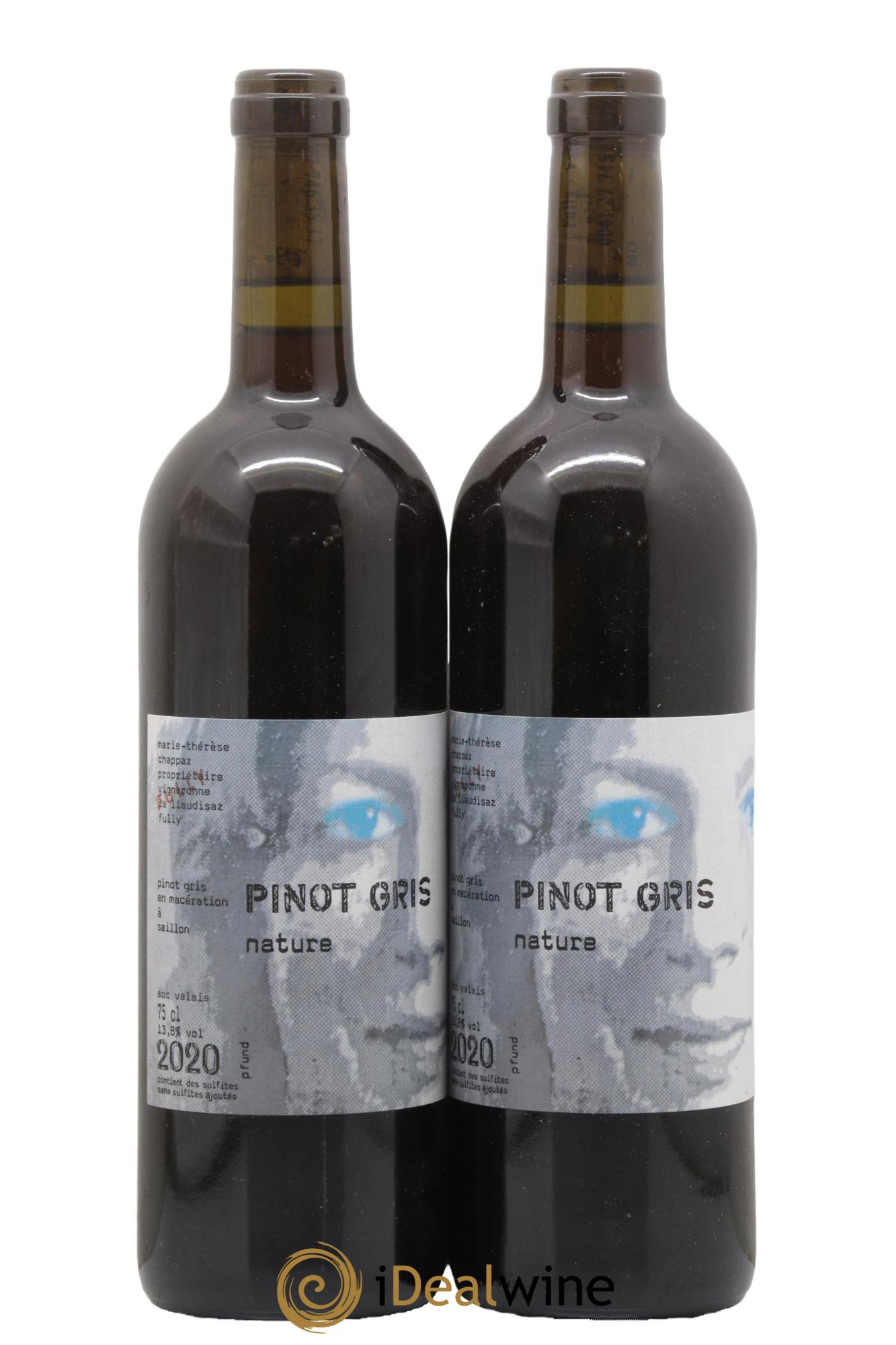 Valais Pinot Gris Nature Marie-Thérèse Chappaz 2020 - Lot de 2 bouteilles - 0