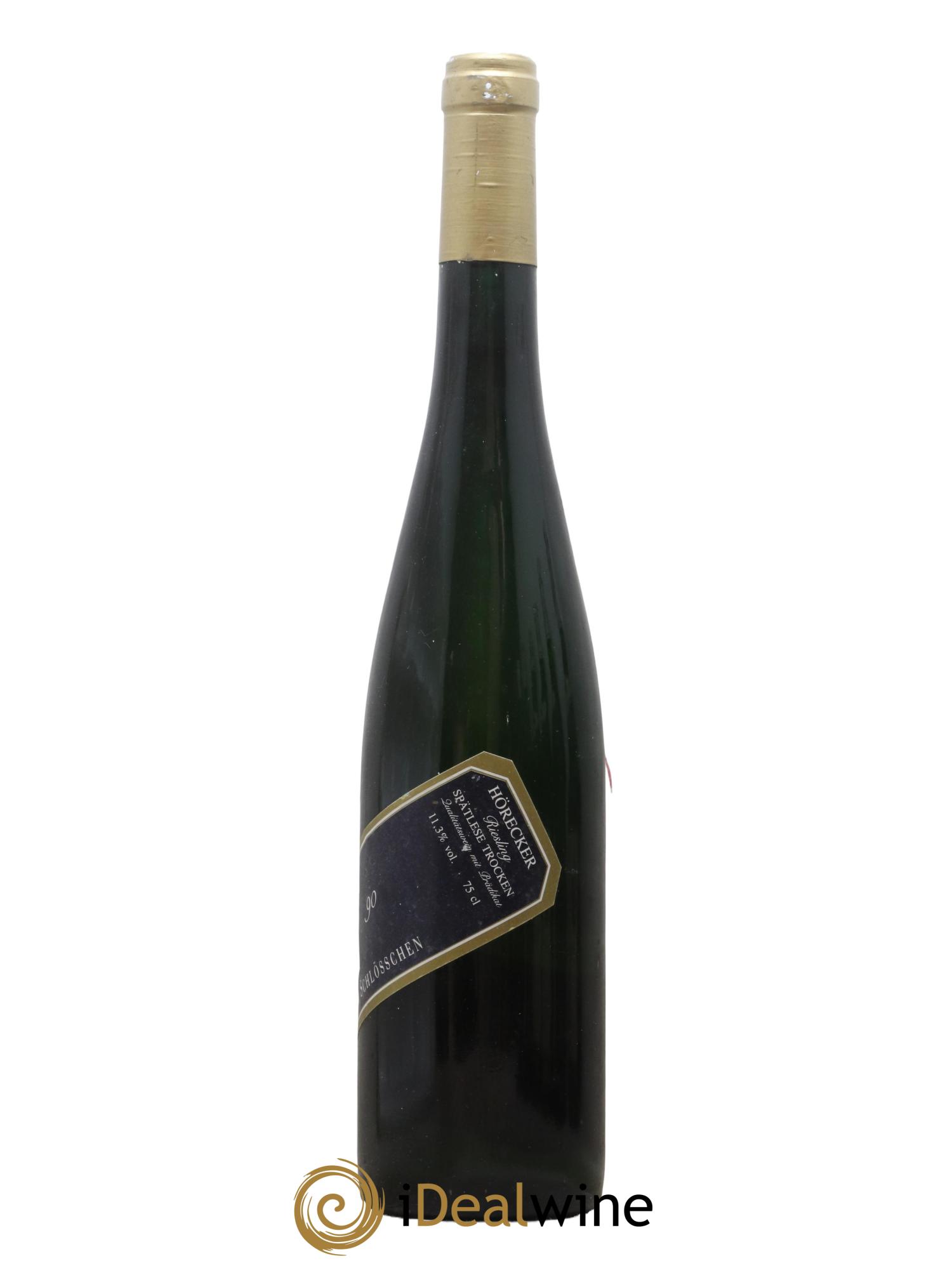 Allemagne Mosel-Saar Spatlese trocken Horecker Canzemer Schlosschen Weingut Dr f Teiwes 1990 - Lot de 1 bouteille - 1