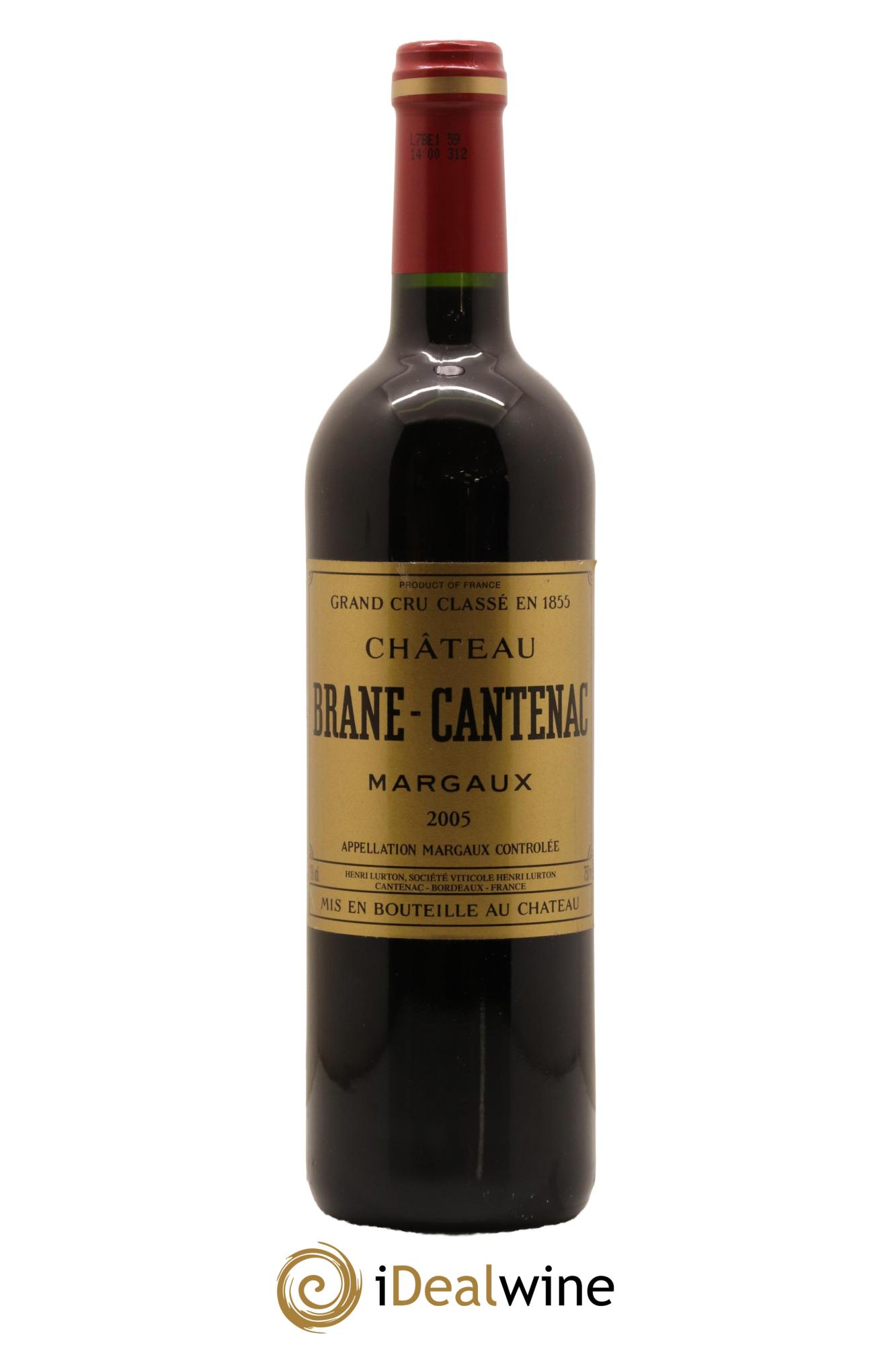 Château Brane Cantenac 2ème Grand Cru Classé 2005 - Lot de 1 bouteille - 0