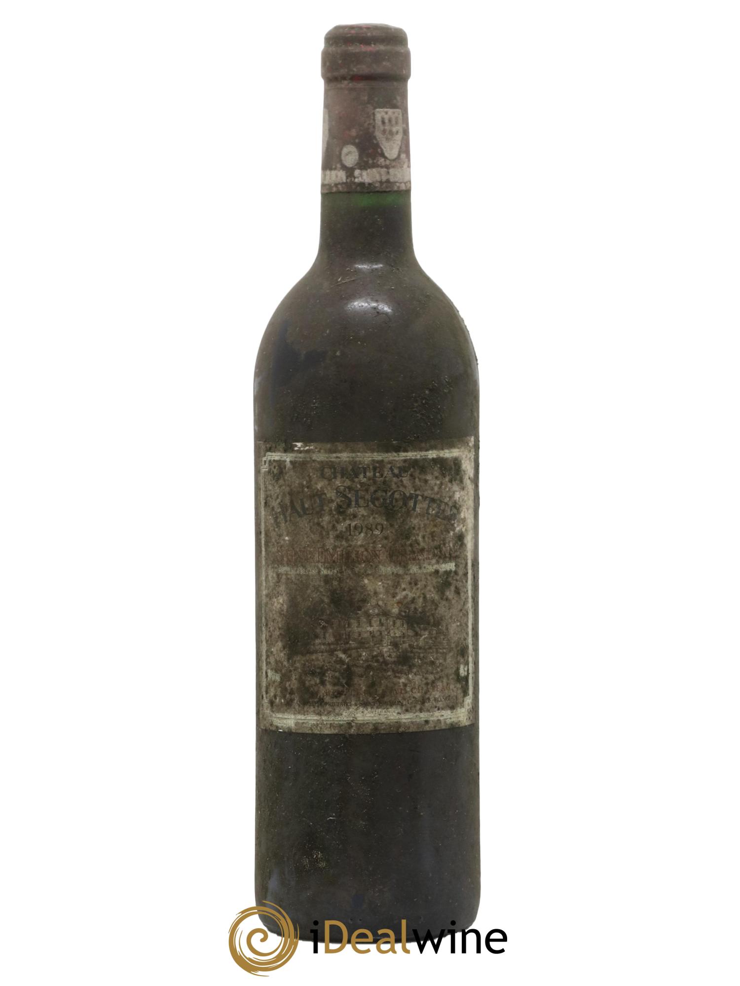 Saint-Émilion Grand Cru Chateau Haut Segottes 1989 - Lot de 1 bouteille - 0