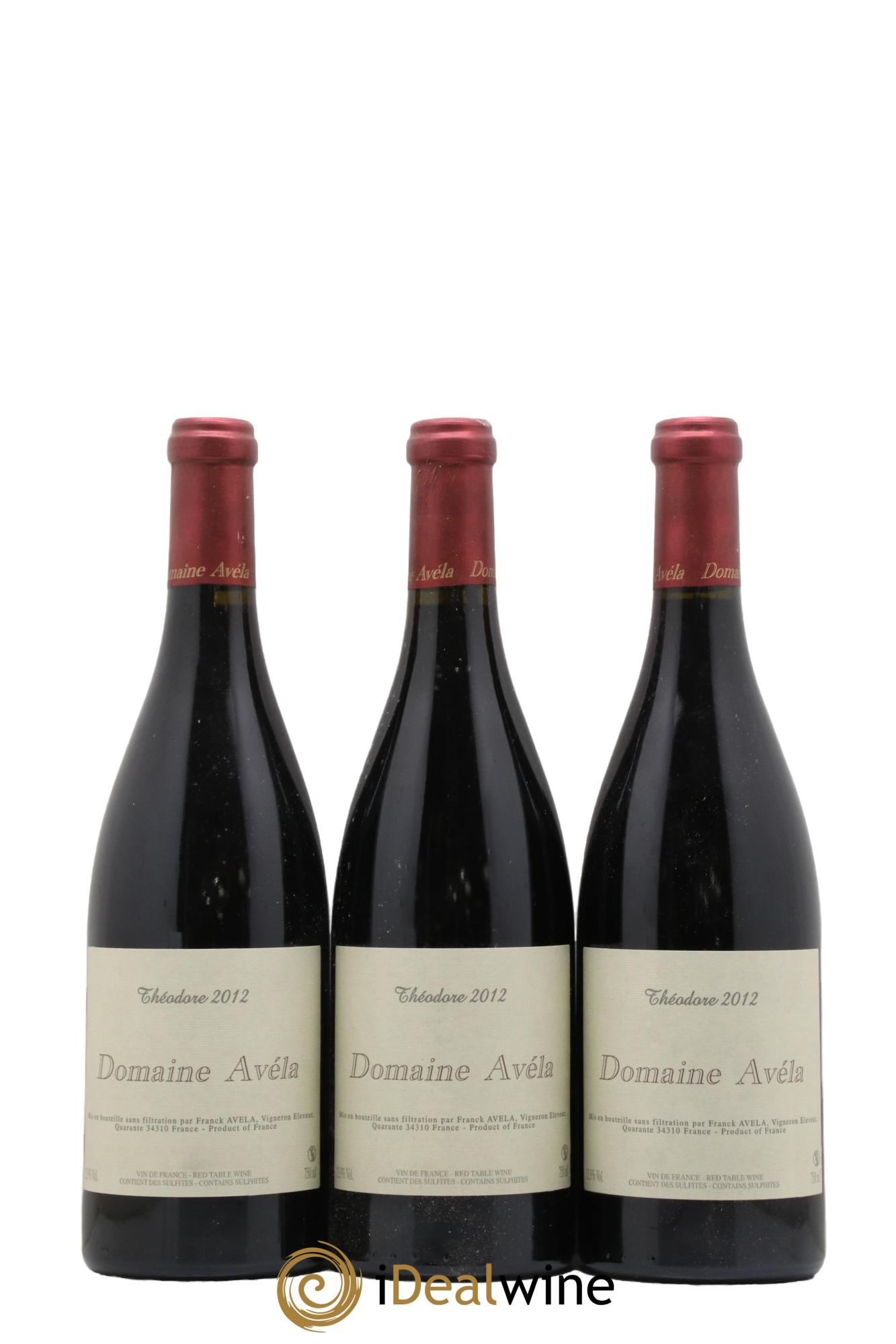 Vin de France Théodore Avéla 2012 - Lot de 6 bouteilles - 1