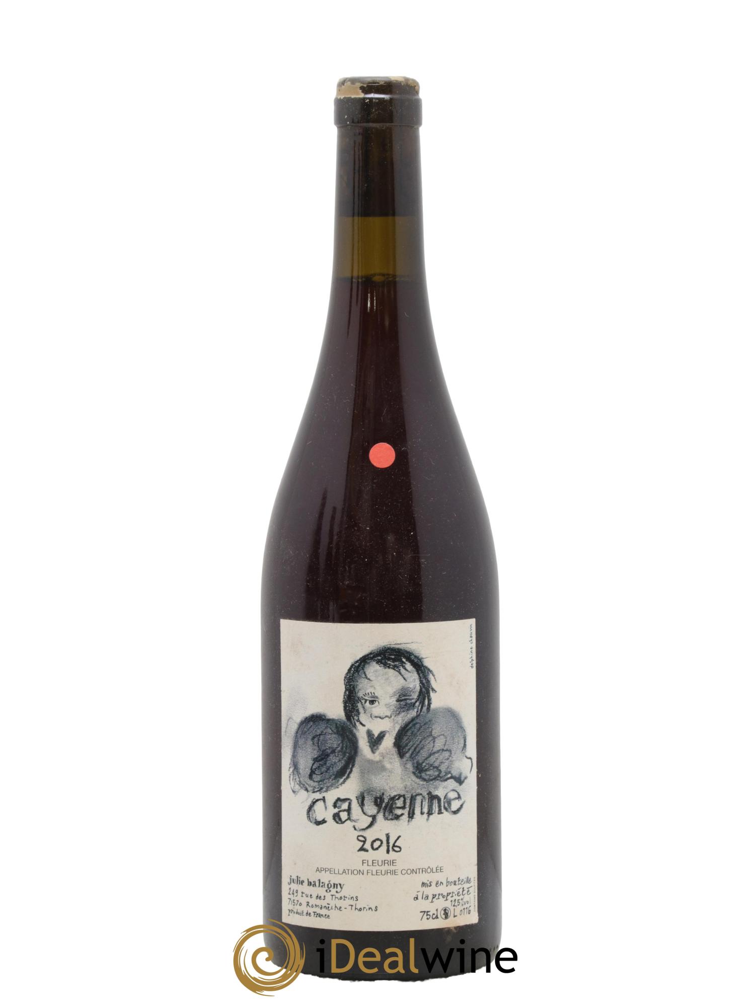 Fleurie Cayenne Julie Balagny 2016 - Posten von 1 Flasche - 0