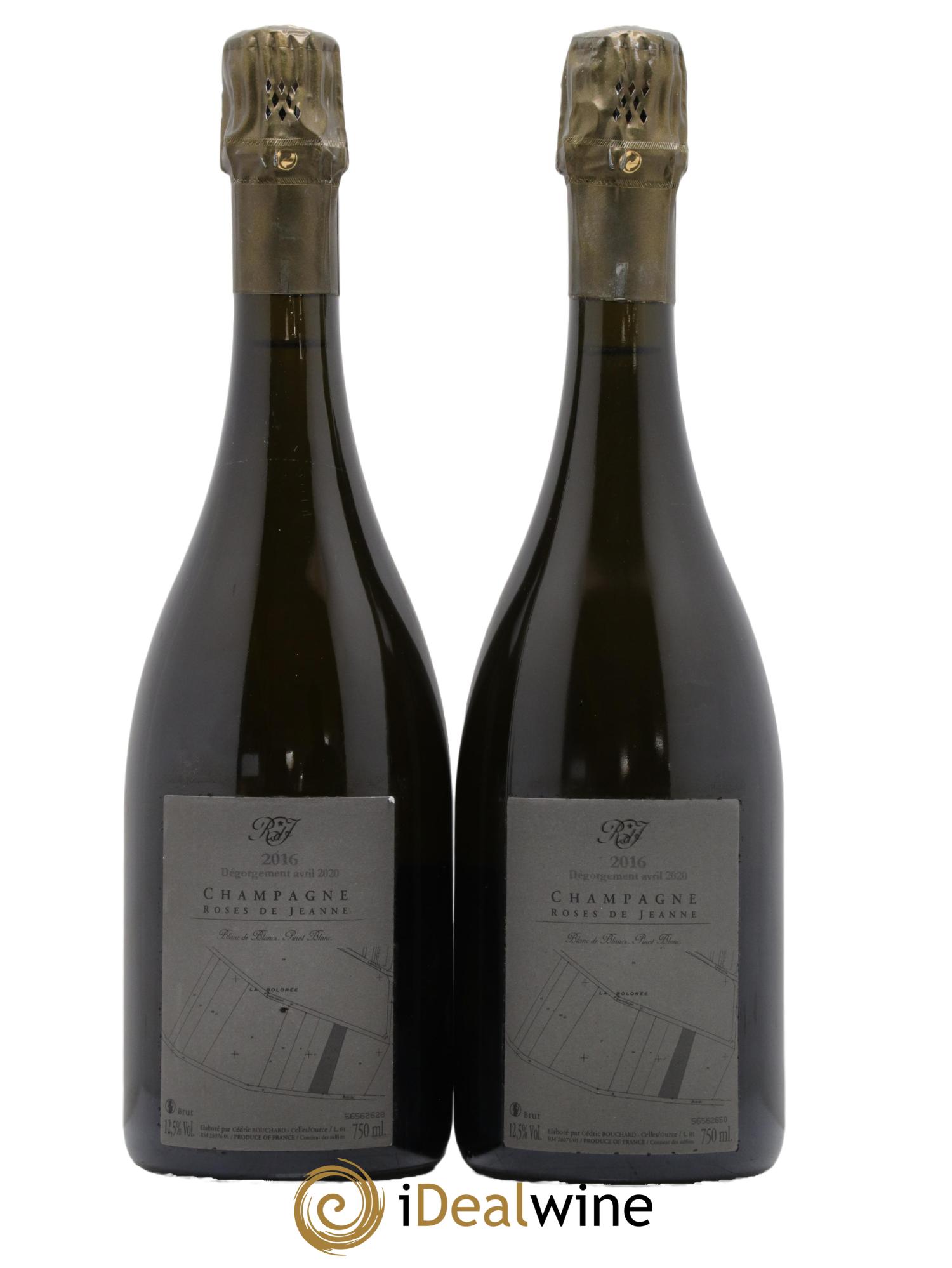 Roses de Jeanne La Bolorée Cédric Bouchard 2016 - Lot de 2 bouteilles - 1