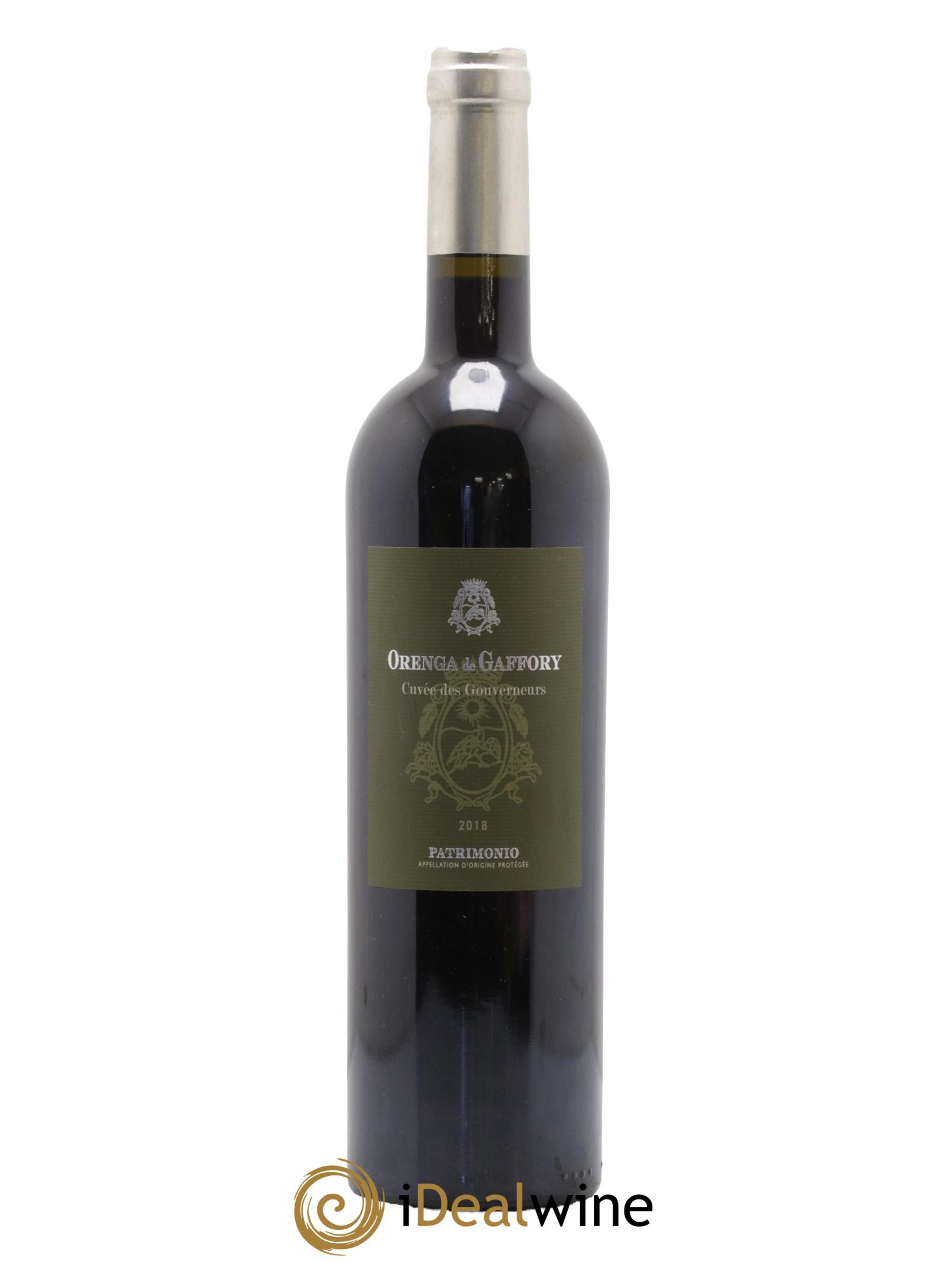 Patrimonio Cuvée des Gouverneurs Domaine Orenga de Gaffory 2018 - Lot de 1 bouteille - 0