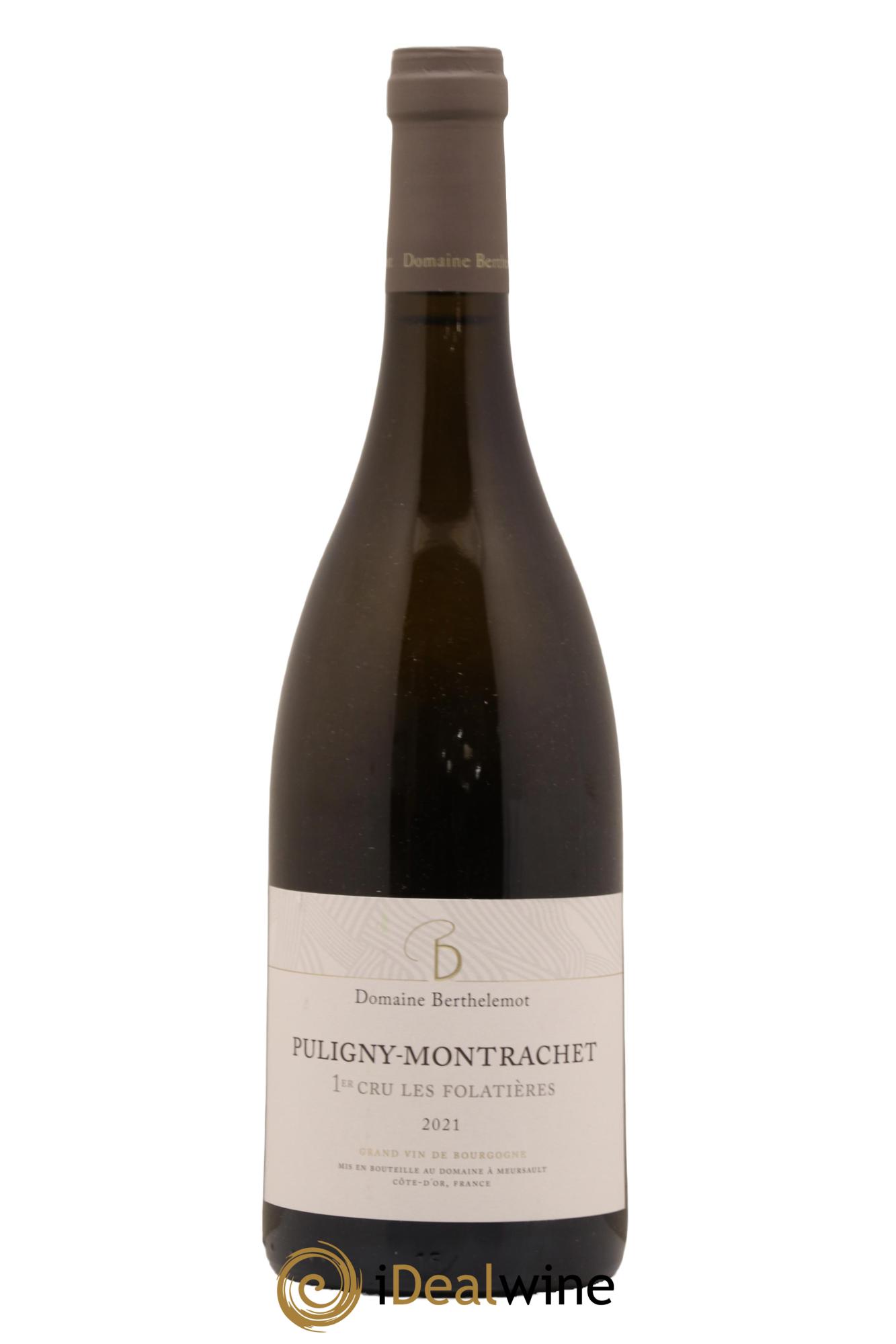 Puligny-Montrachet 1er Cru Les Folatieres Domaine Berthelemot 2021 - Lot de 1 bouteille - 0