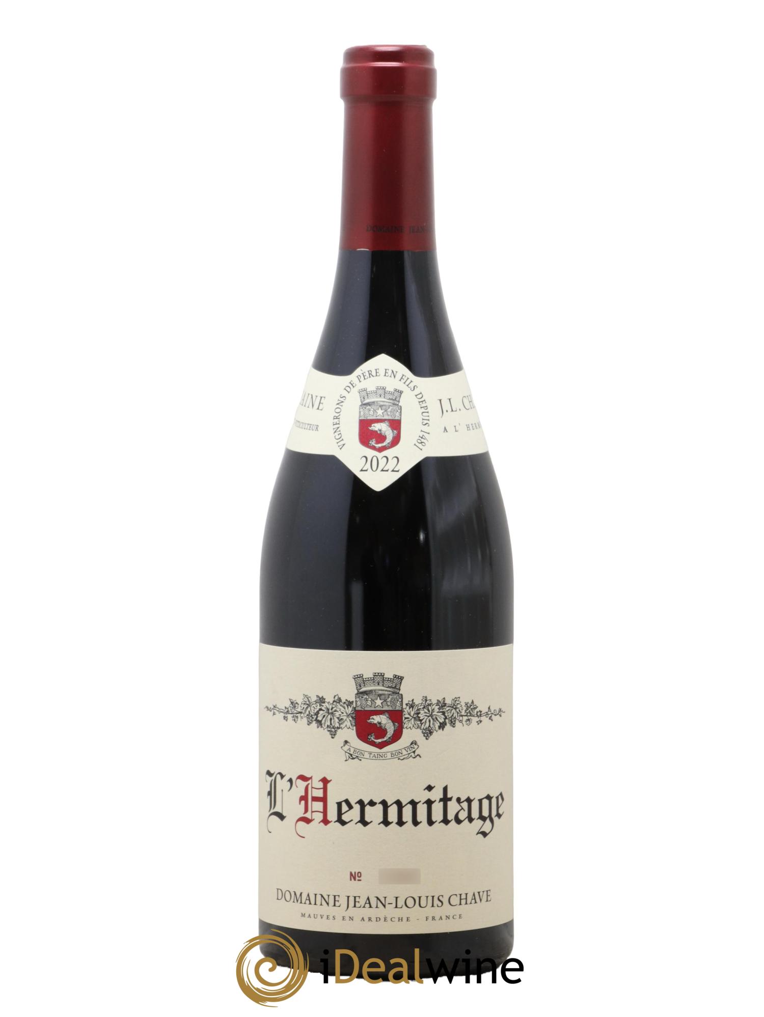 Hermitage Jean-Louis Chave 2022 - Lot of 1 bottle - 0