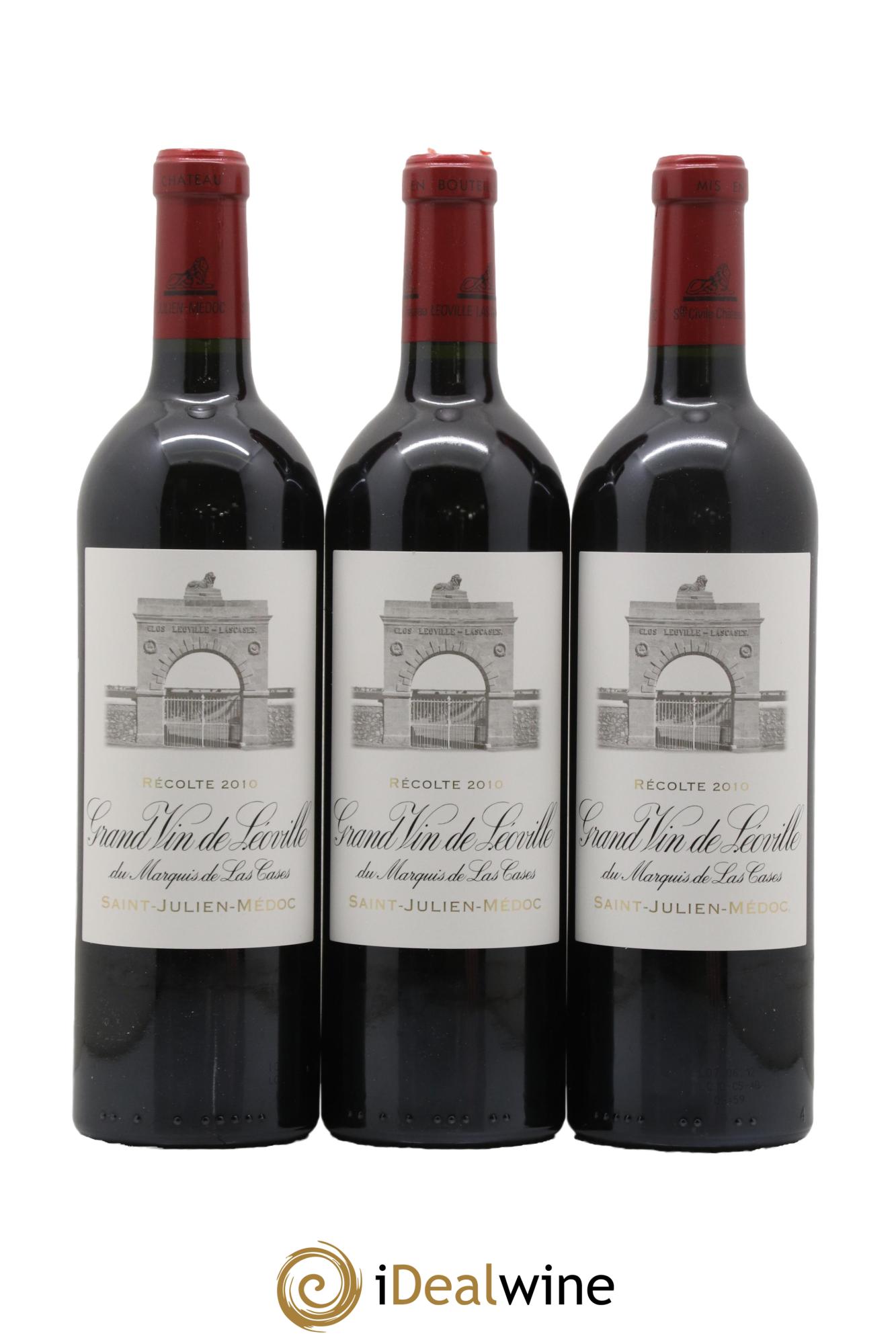 Château Léoville Las Cases 2ème Grand Cru Classé 2010 - Lot de 6 bouteilles - 1