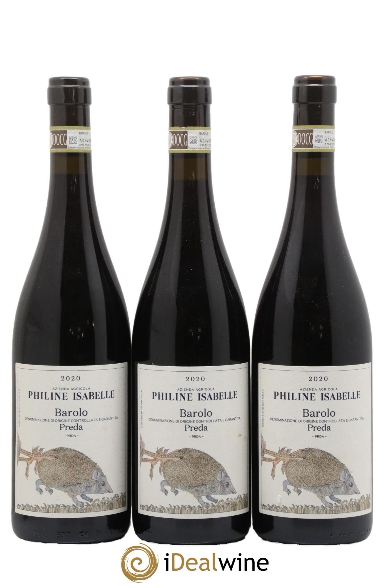 Barolo DOCG Preda Philine Isabelle 2020 - Lotto di 3 bottiglie - 0