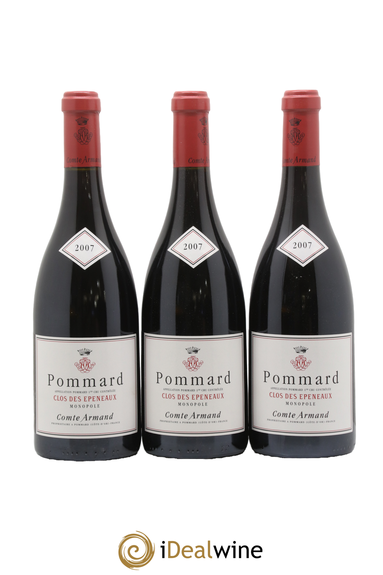 Pommard 1er Cru Clos des Epeneaux Comte Armand 2007 - Lot de 6 bouteilles - 2
