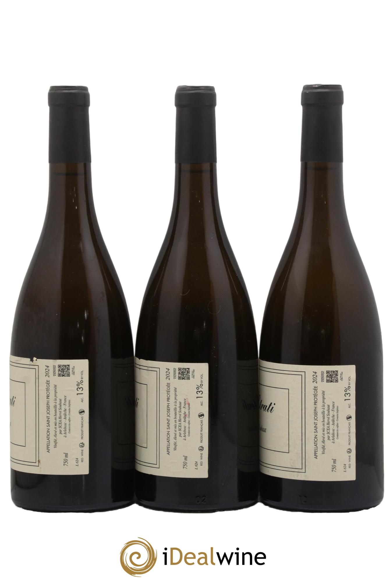 Saint-Joseph L'Étrati Hervé Souhaut 2024 - Lot of 3 bottles - 1