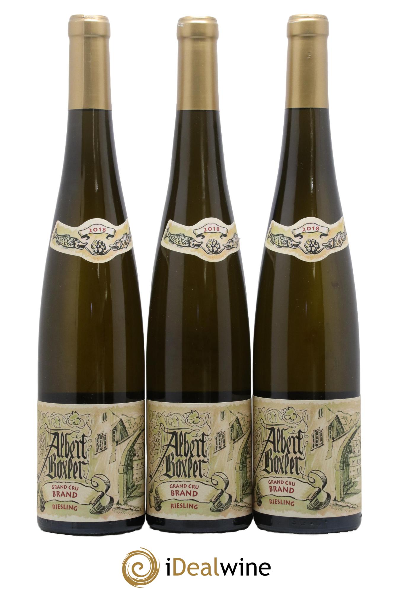 Alsace Riesling Grand Cru Brand Albert Boxler 2018 - Posten von 3 Flaschen - 0