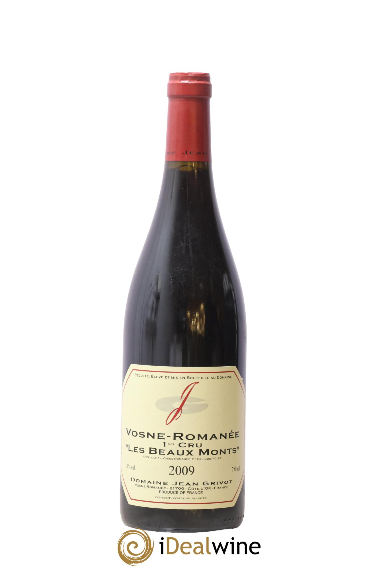 Vosne-Romanée 1er Cru Les Beaux-Monts Jean Grivot 2009 - Lot de 1 bouteille - 0